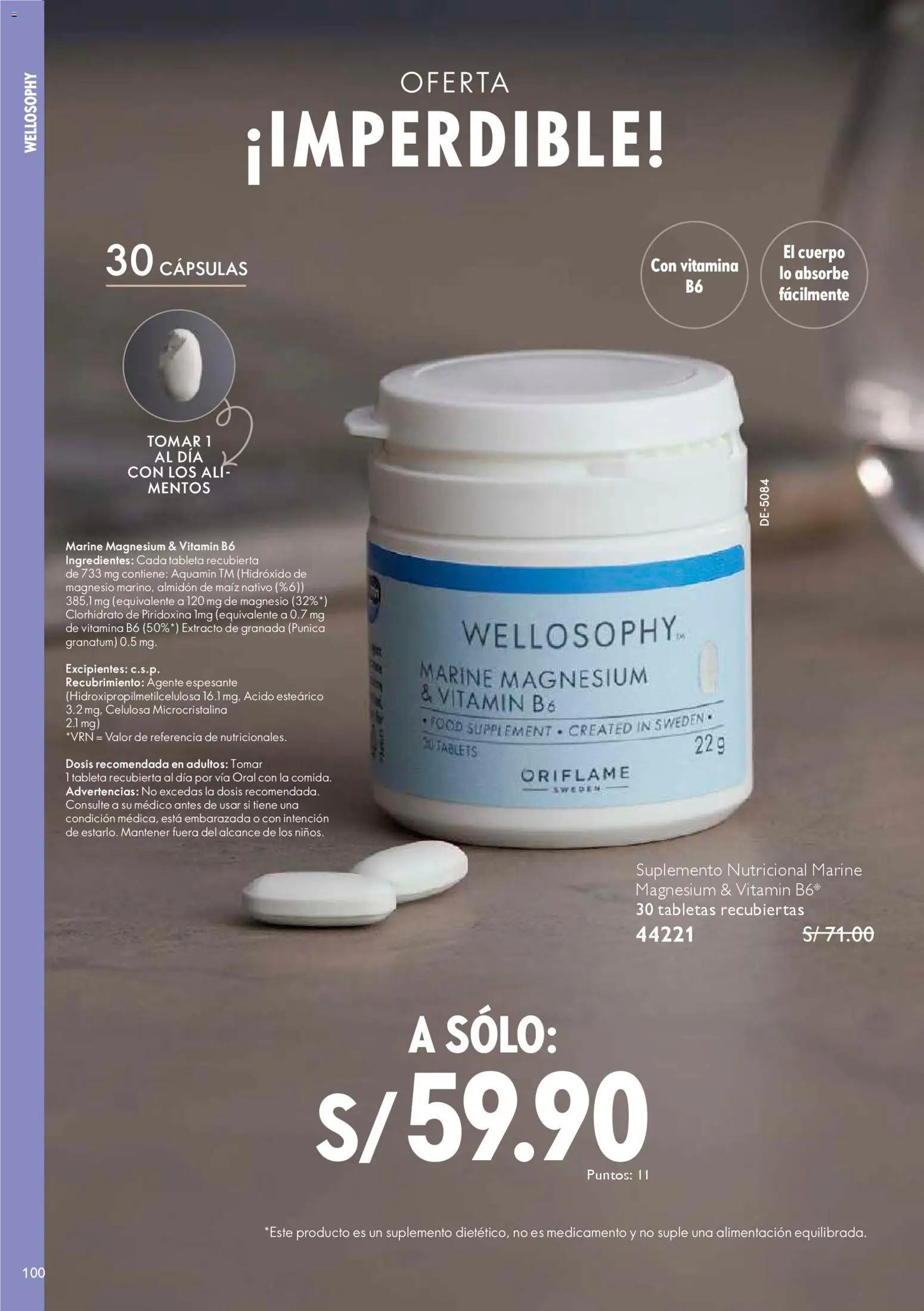 Catálogo Oriflame válido desde 15.11.2025 | Página: 100 | Productos: Tableta