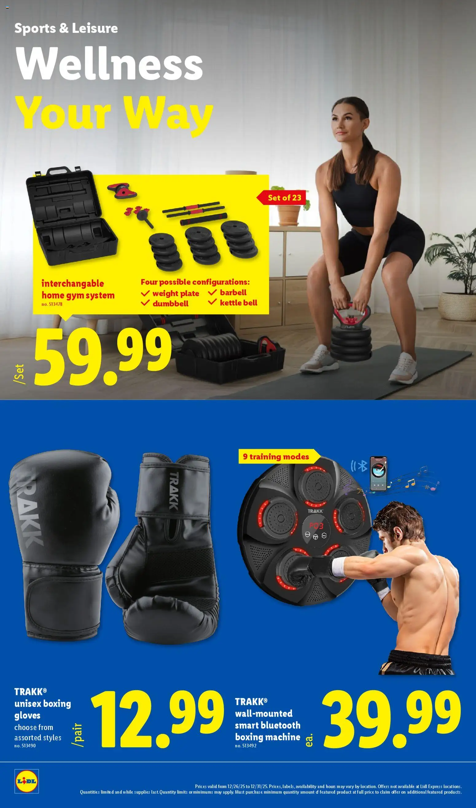 Lidl Weekly Ad - valid from 26.12.2025 | Page: 28 | Products: Gloves, Weight, Kettle