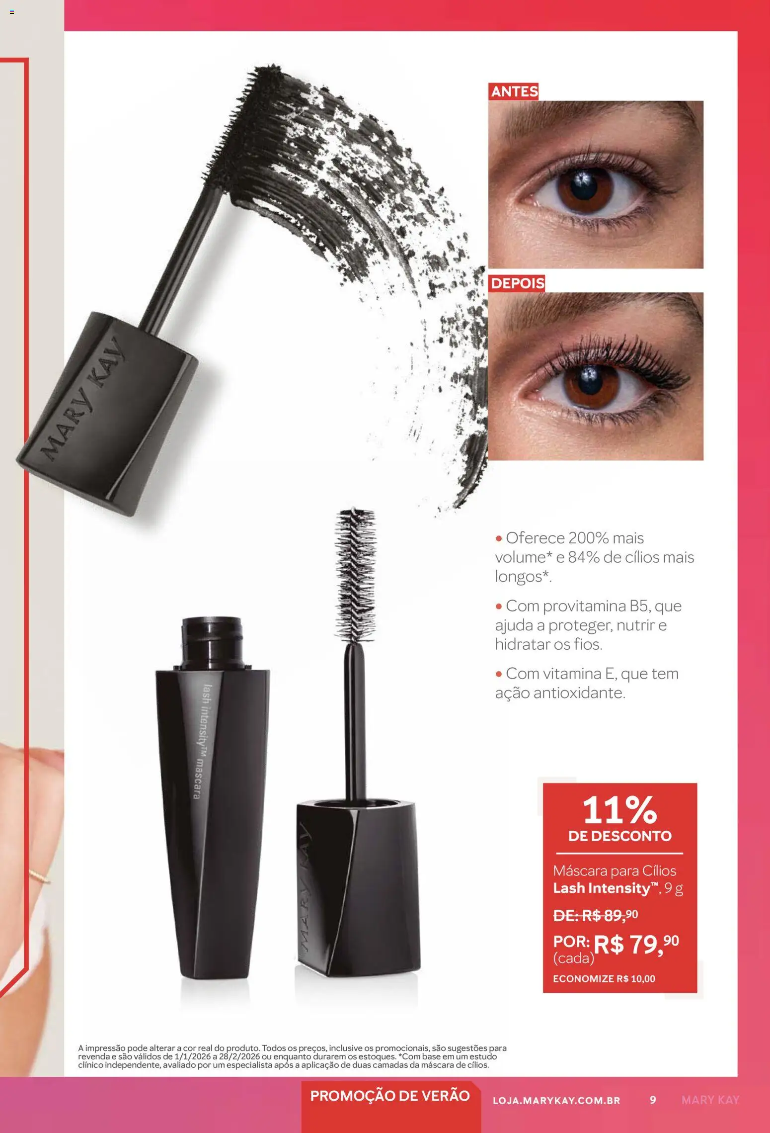 Mary Kay Folheto - válido de 01.01.2026 | Página: 9 | Produtos: Máscara para cílios, Base
