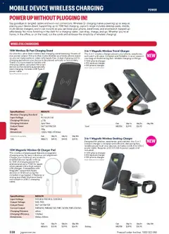Jaycar catalogue - valid from 09.07.2025 | Page: 338 | Products: Charger, Watch, Bag, Wireless charger