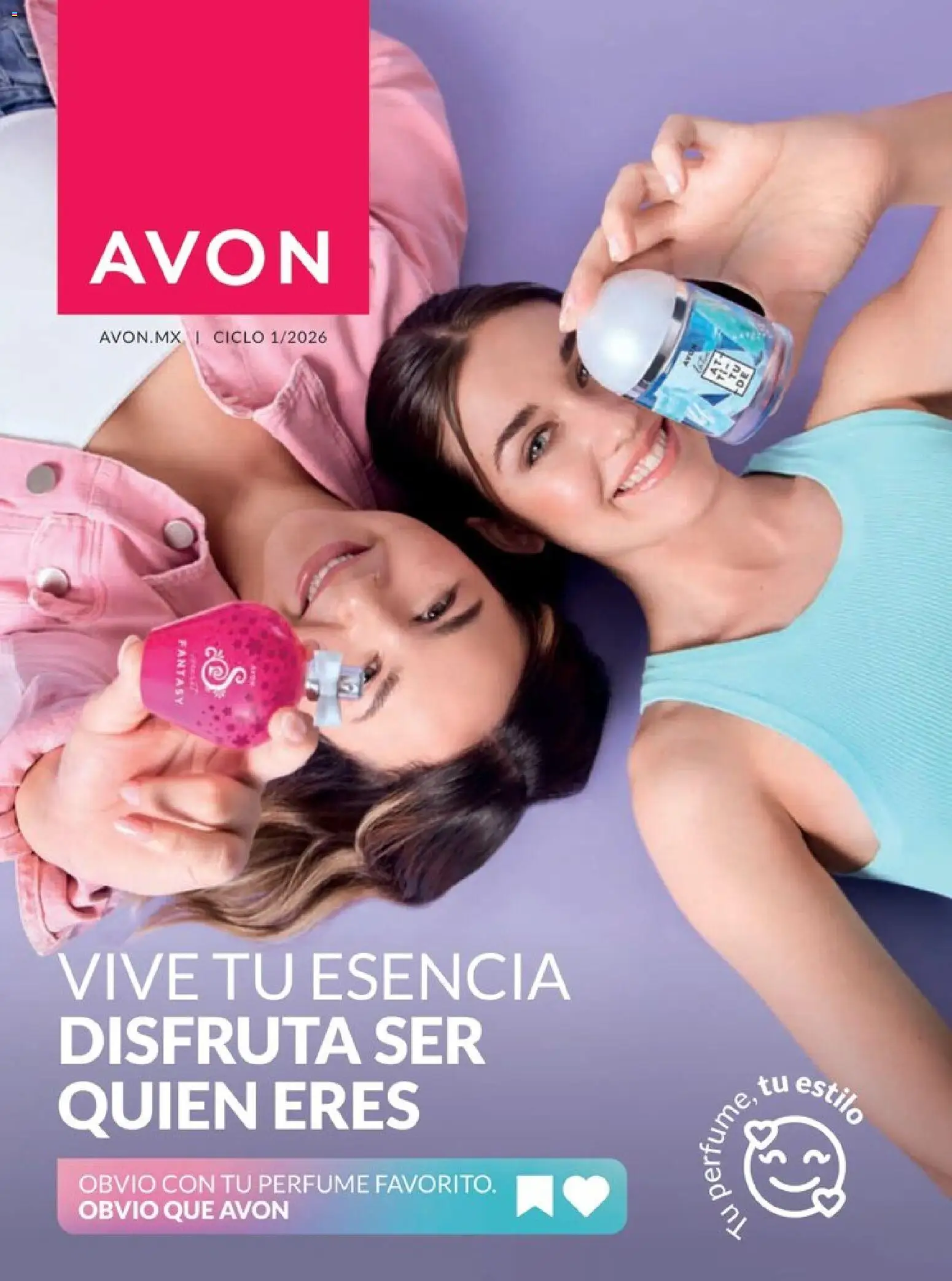 Nuevas ofertas de AVON válidas en toda la República Mexicana desde el 20.12.2025. ¡Encuentra las mejores ofertas en AVON campaña 1 2026! | Página: 1 | Productos: Perfume
