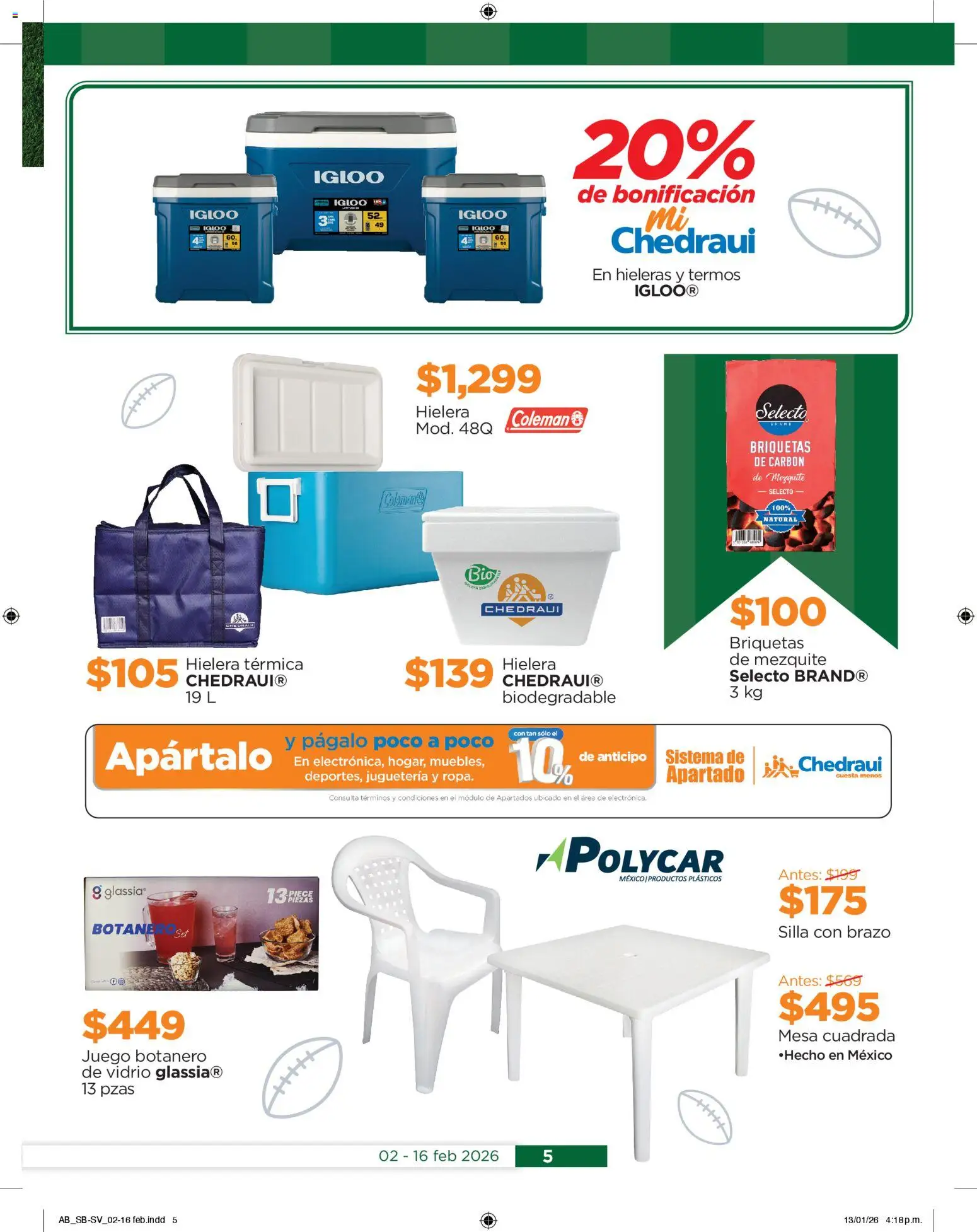 Nuevas ofertas de Chedraui válidas en toda la República Mexicana desde el 02.02.2026. ¡Encuentra las mejores ofertas en Chedraui folleto! | Página: 5