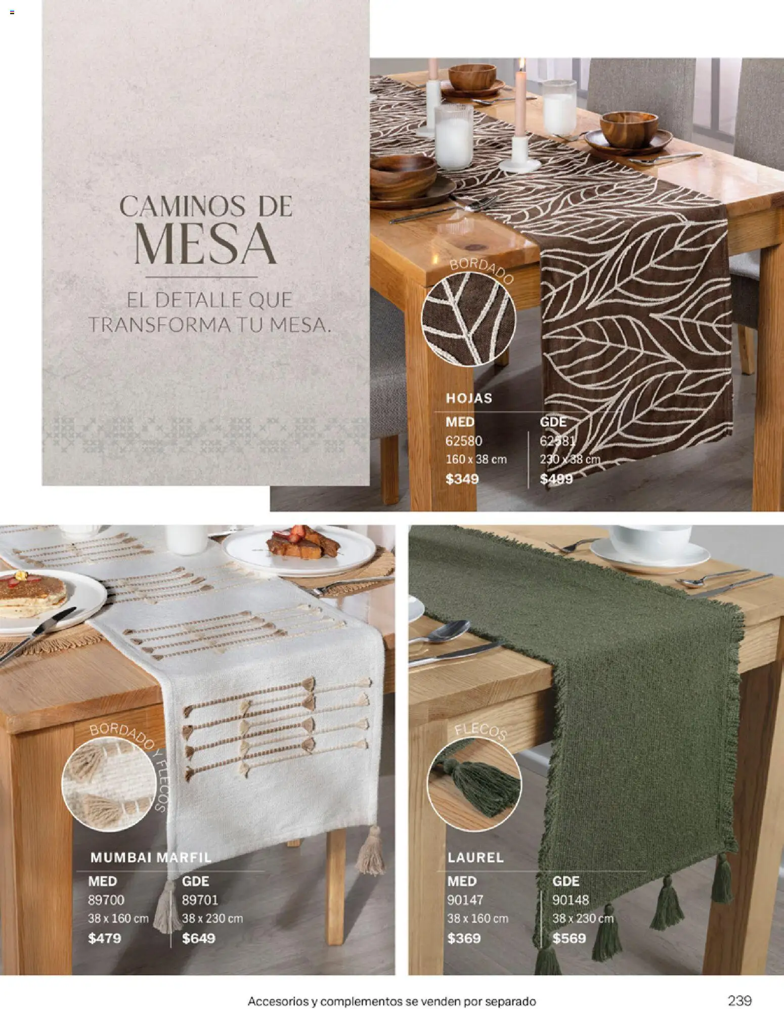 Nuevas ofertas de Vianney válidas en toda la República Mexicana desde el 06.03.2026. ¡Encuentra las mejores ofertas en Vianney catálogo Tu hogar, nuestra pasión! | Página: 241 | Productos: Mesa