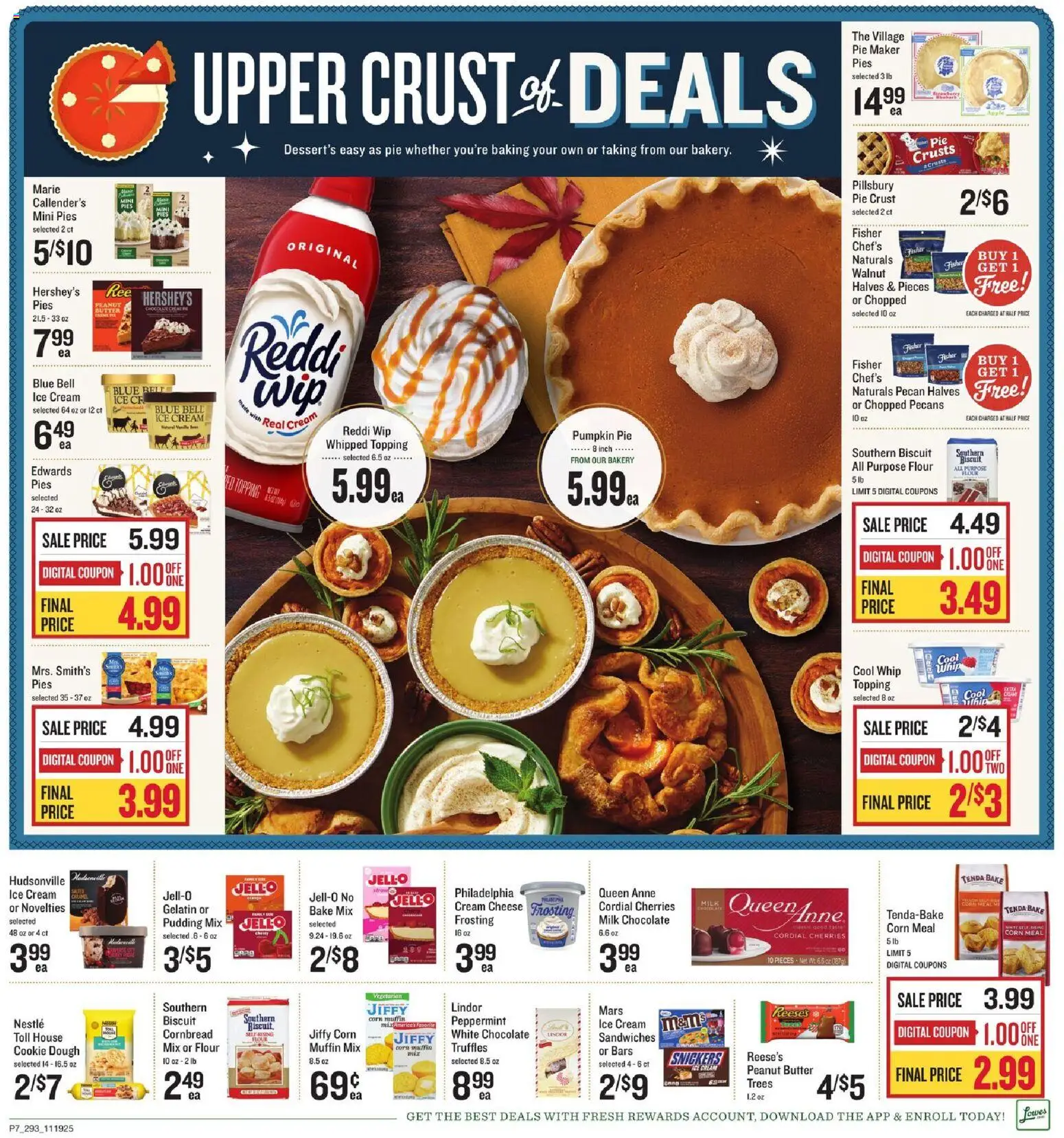 Lowes Foods Weekly Ad - SC - valid from 19.11.2025 | Page: 7 | Products: Peppermint, Cherries, Butter, Ice cream