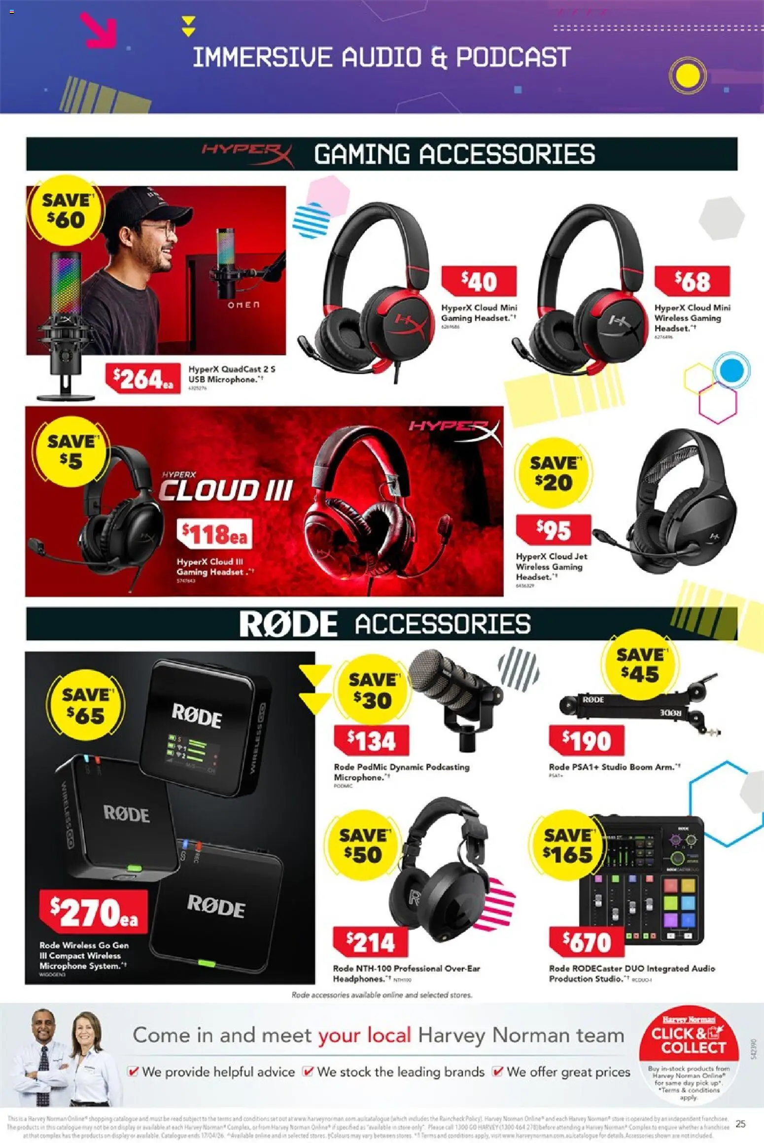 Harvey Norman catalogue - valid from 09.04.2026 | Page: 25 | Products: Accessories, Headset, Microphone, Usb