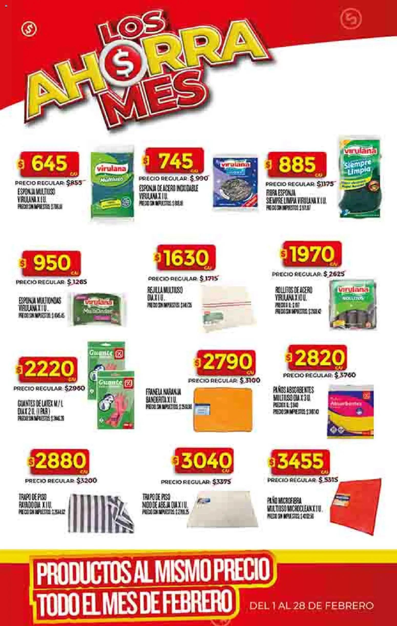 Dia - Ofertas - Salta y Jujuy │ válido desde el 25.02.2026 | Página: 48 | Productos: Trapo de piso, Rejilla, Esponja