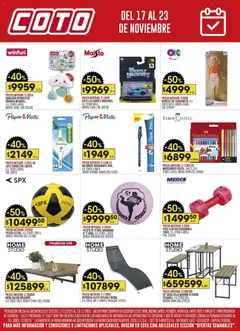 Vista previa Coto - Ofertas Hogar válido desde el 17.11.2025