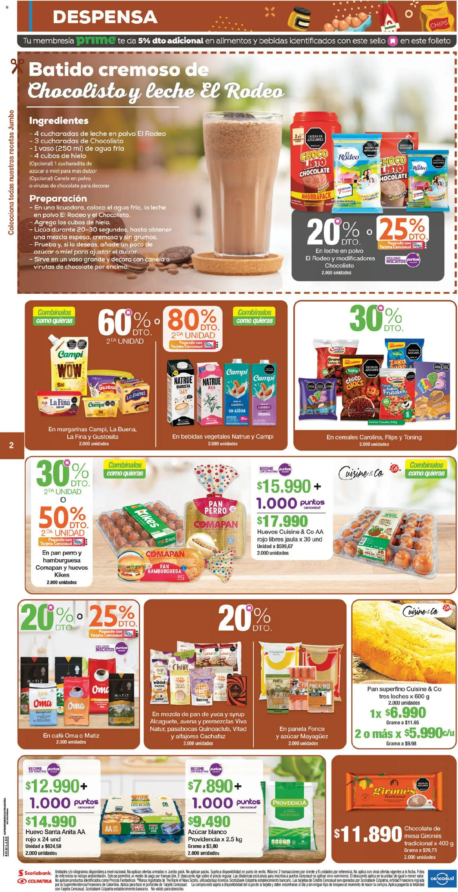 Jumbo revista - valida desde el 14.11.2025 | Página: 2 | Productos: Avena, Polvo, Huevos, Café