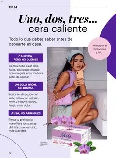 Vista previa de Chedraui folleto Vive Bella, nuevo folleto de la tienda, válido en México a partir del 24.10.2025 | Página: 72 | Productos: Cera, Microondas