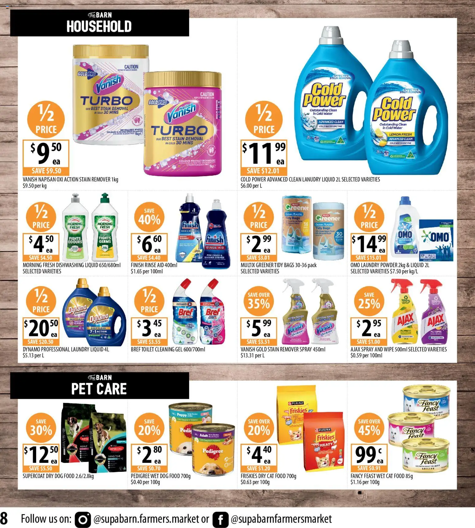 Supabarn catalogue - valid from 05.11.2025 | Page: 8 | Products: Household, Powder, Dog food, Water