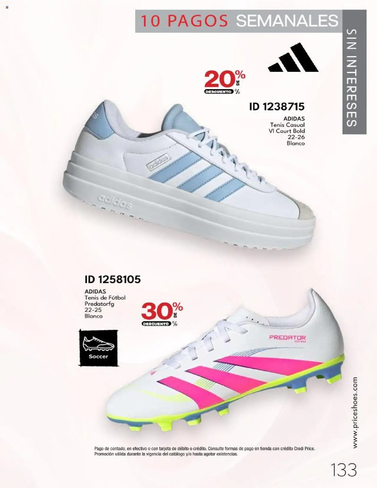 Nuevas ofertas de Price Shoes válidas en toda la República Mexicana desde el 14.10.2025. ¡Encuentra las mejores ofertas en Price Shoes - Catálogo - 10 Pagos sin Intereses! | Página: 133 | Productos: Tenis