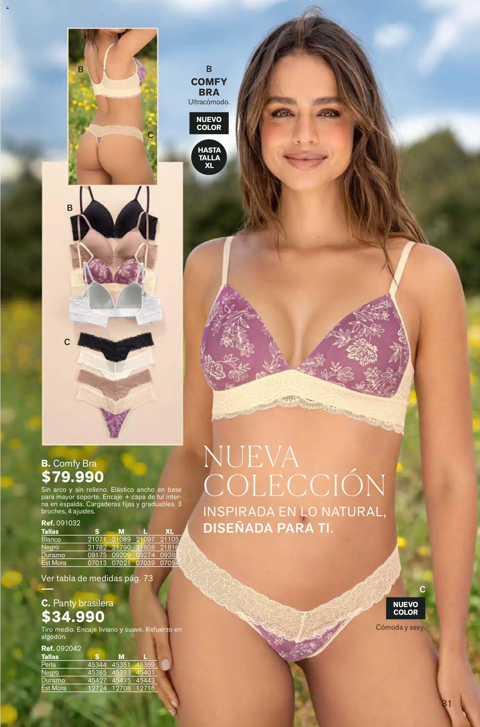 Leonisa revista - valida desde el 07.12.2025 | Página: 81 | Productos: Mora, Cómoda, Durazno