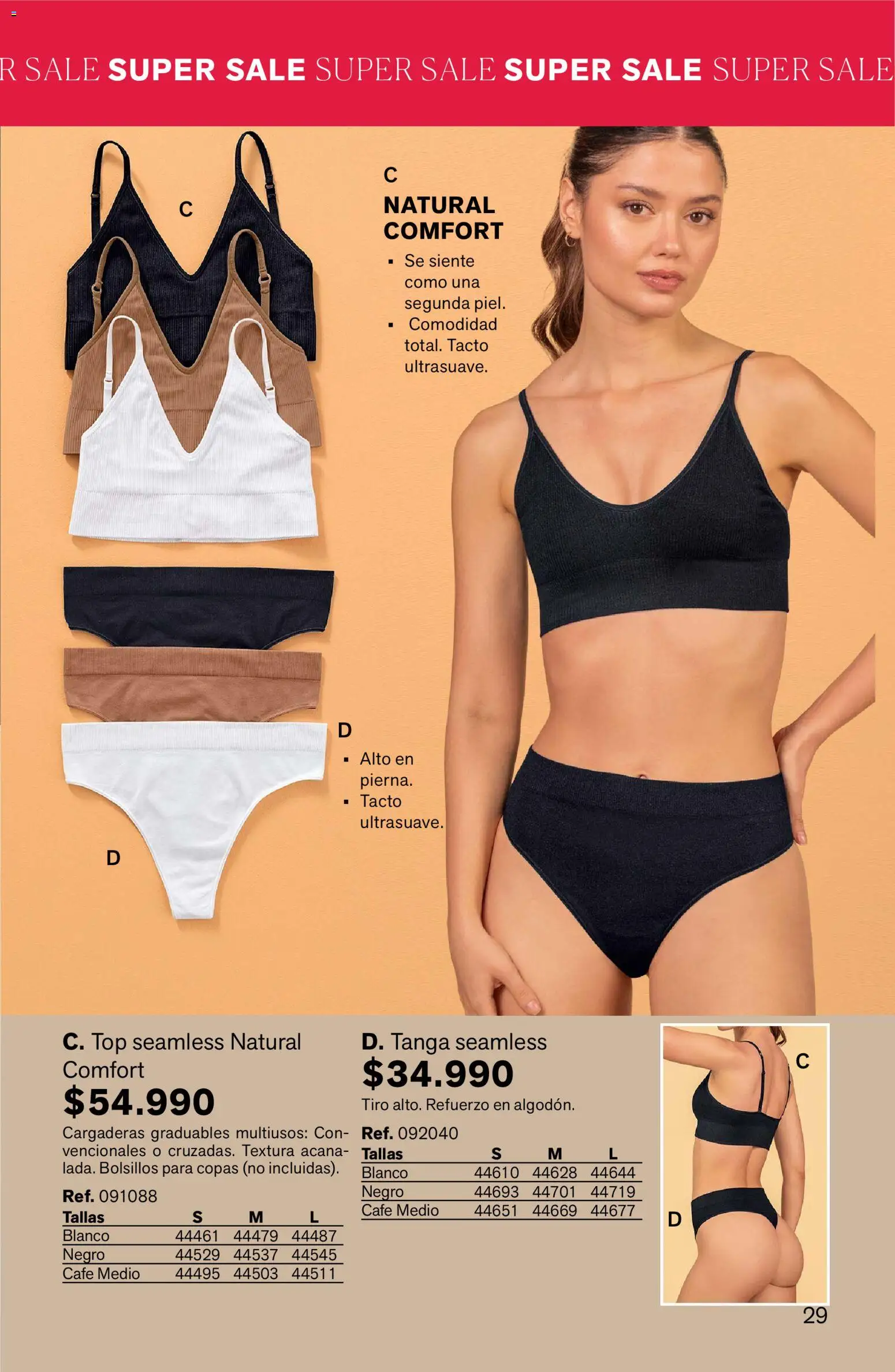 Leonisa revista - valida desde el 24.02.2026 | Página: 29 | Productos: Top, Café