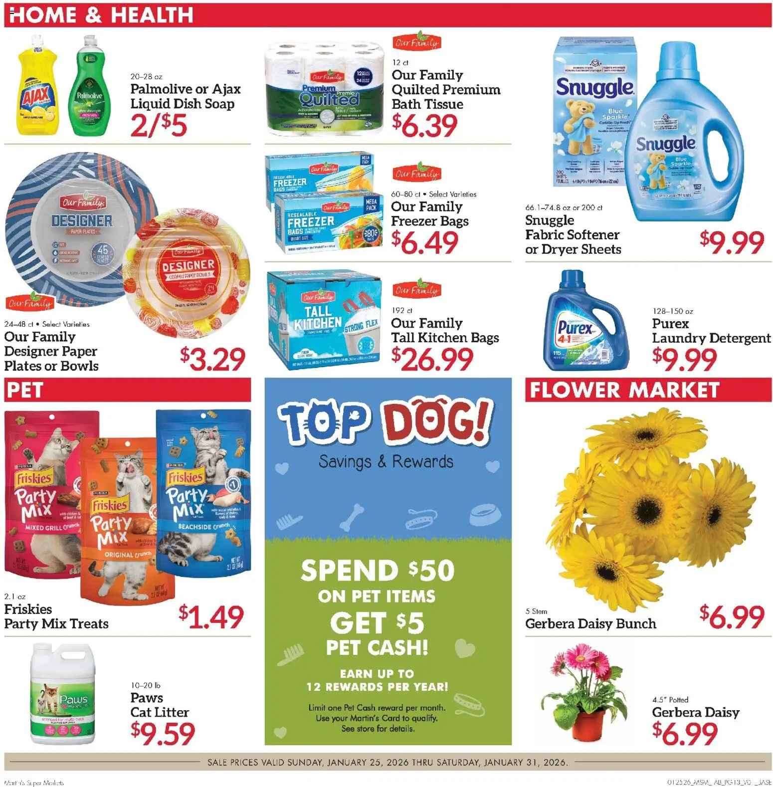 Martin’s Weekly Ad - valid from 25.01.2026 | Page: 13 | Products: Bath, Cat Litter, Soap, Beef