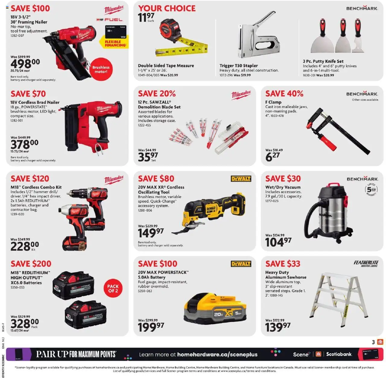 Home Hardware flyer valid from 14.08.2025 | Page: 6 | Products: Iron, Battery