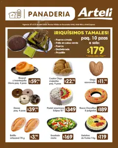 Vista previa de Arteli folleto Quincenal, nuevo folleto de la tienda, válido en México a partir del 07.04.2026 | Página: 8 | Productos: Pollo, Pastel, Ensalada, Picadillo