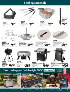 Preview of Bunnings Warehouse Summer Fun Summer Done Catalogue - valid from 07.01.2026 | Page: 21 | Products: Pizza, Beer, Cutter, Kettle