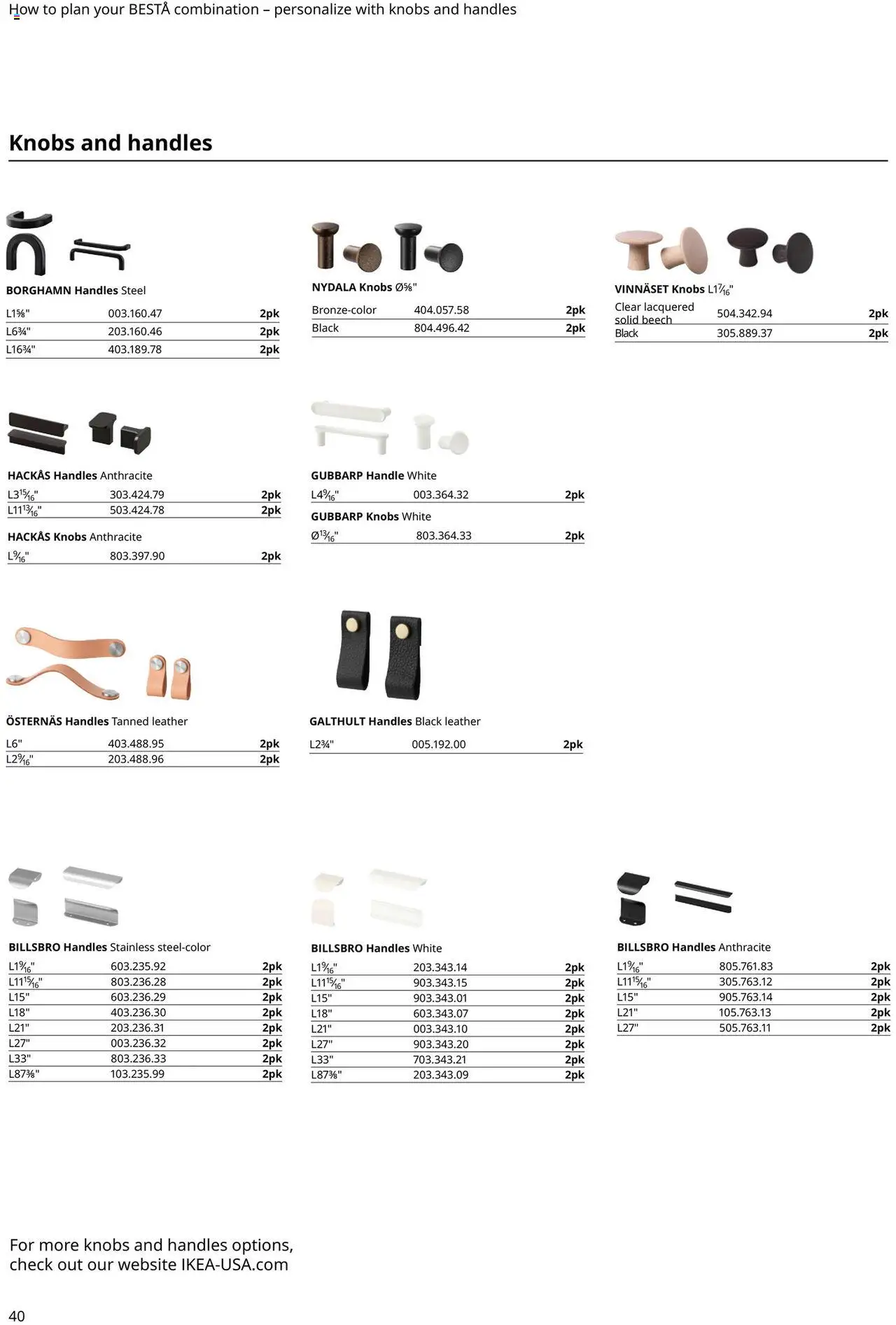IKEA BESTÅ Buying Guide - valid from 01.01.2025 | Page: 38