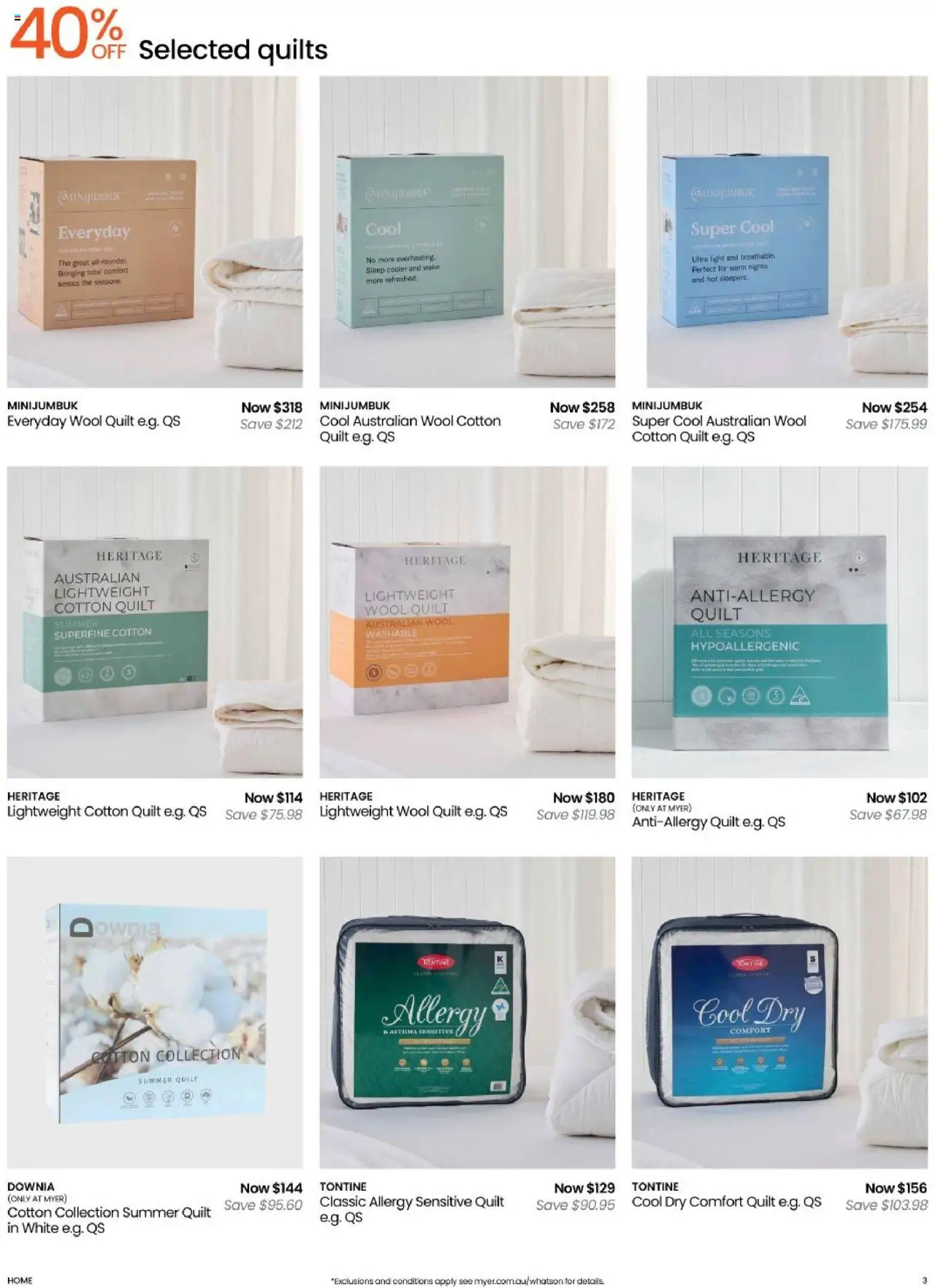 Myer catalogue - valid from 14.10.2025 | Page: 3 | Products: Light, Allergy