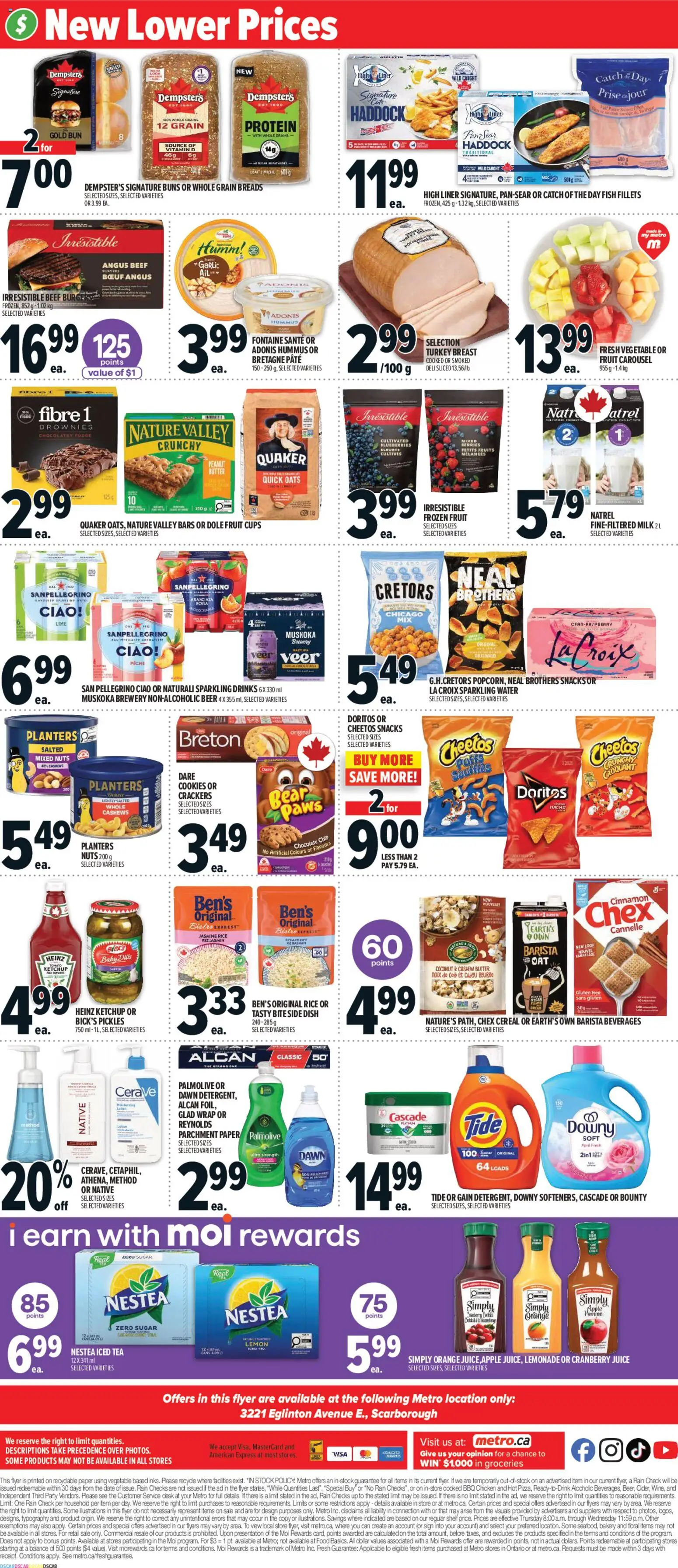 Metro flyer valid from 23.04.2026 | Page: 4 | Products: Beef, Milk, Chocolate, Chicken