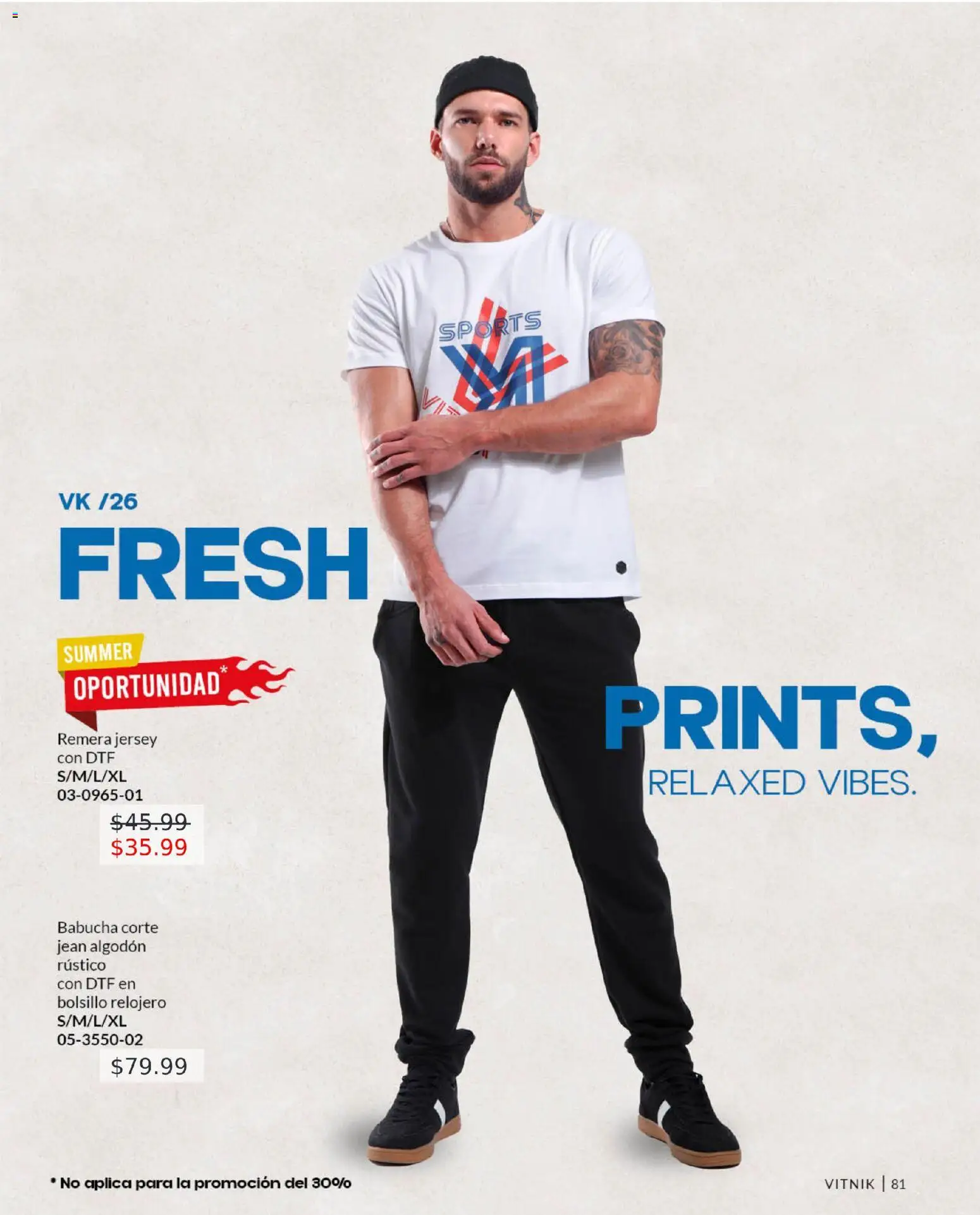 Vitnik - Folleto │ válido desde el 01.01.2026 | Página: 81 | Productos: Remera, Algodón, Jean, Babucha