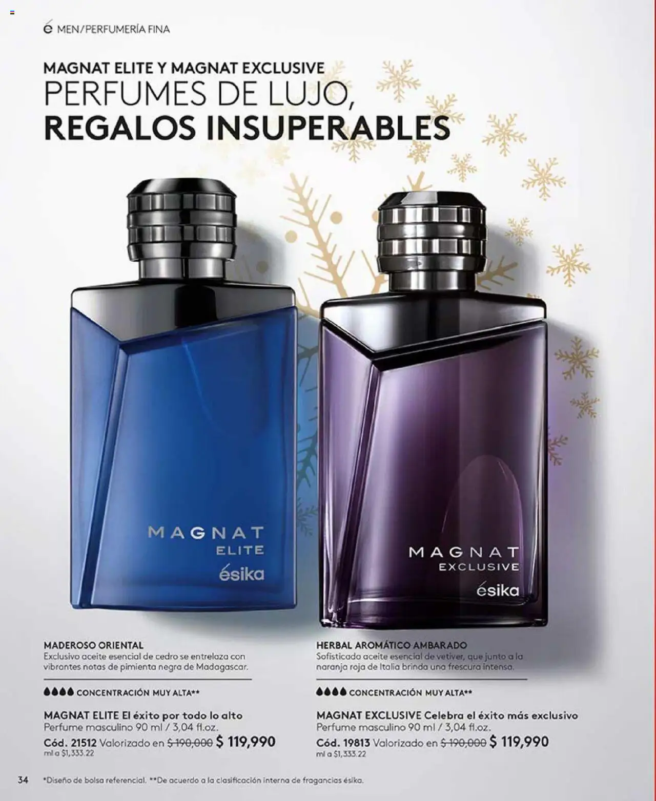 Ésika revista - valida desde el 14.10.2025 | Página: 34 | Productos: Pimienta, Bolsa, Perfume, Aceite