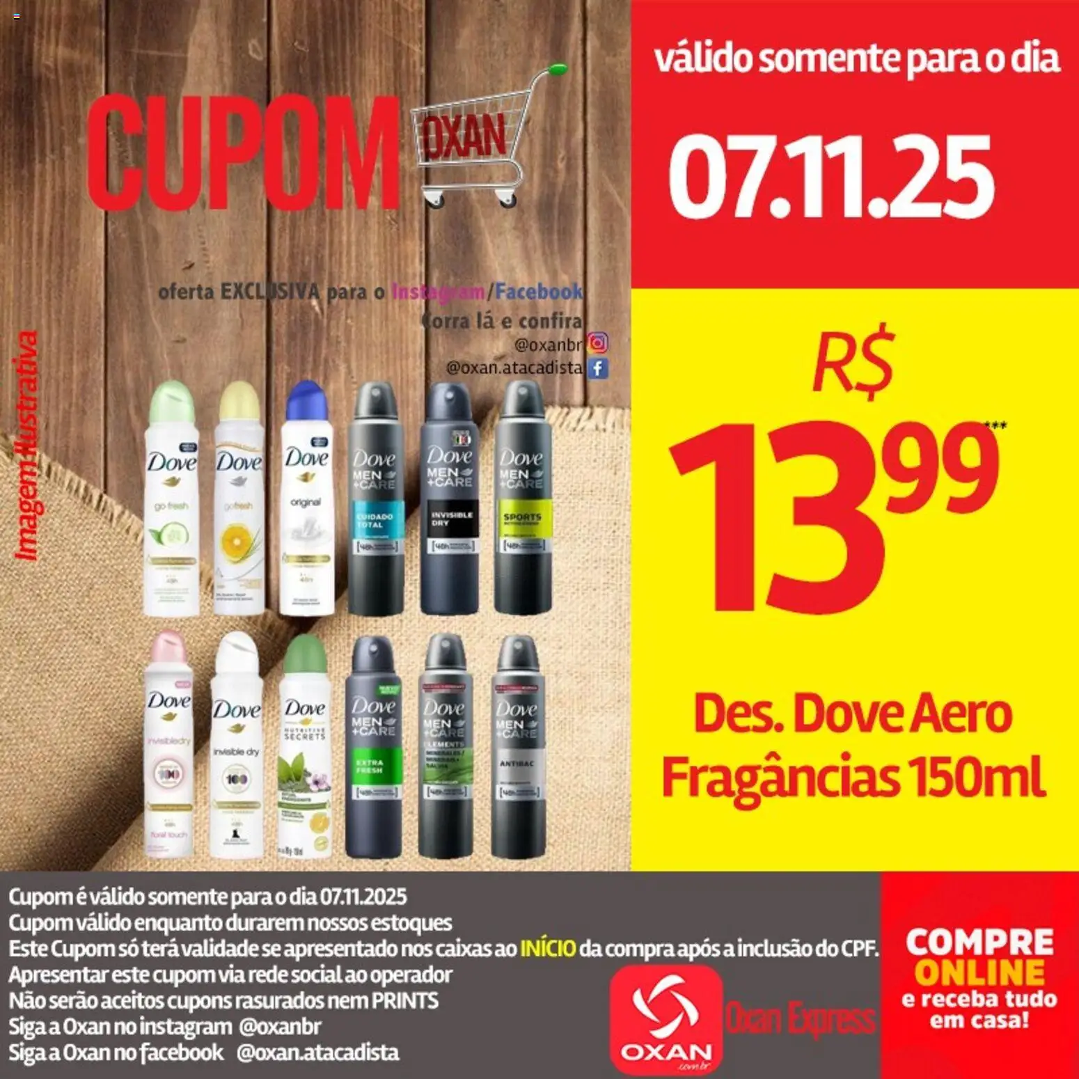 Oxan Atacadista Folheto - válido de 07.11.2025 | Página: 12 | Produtos: Dove