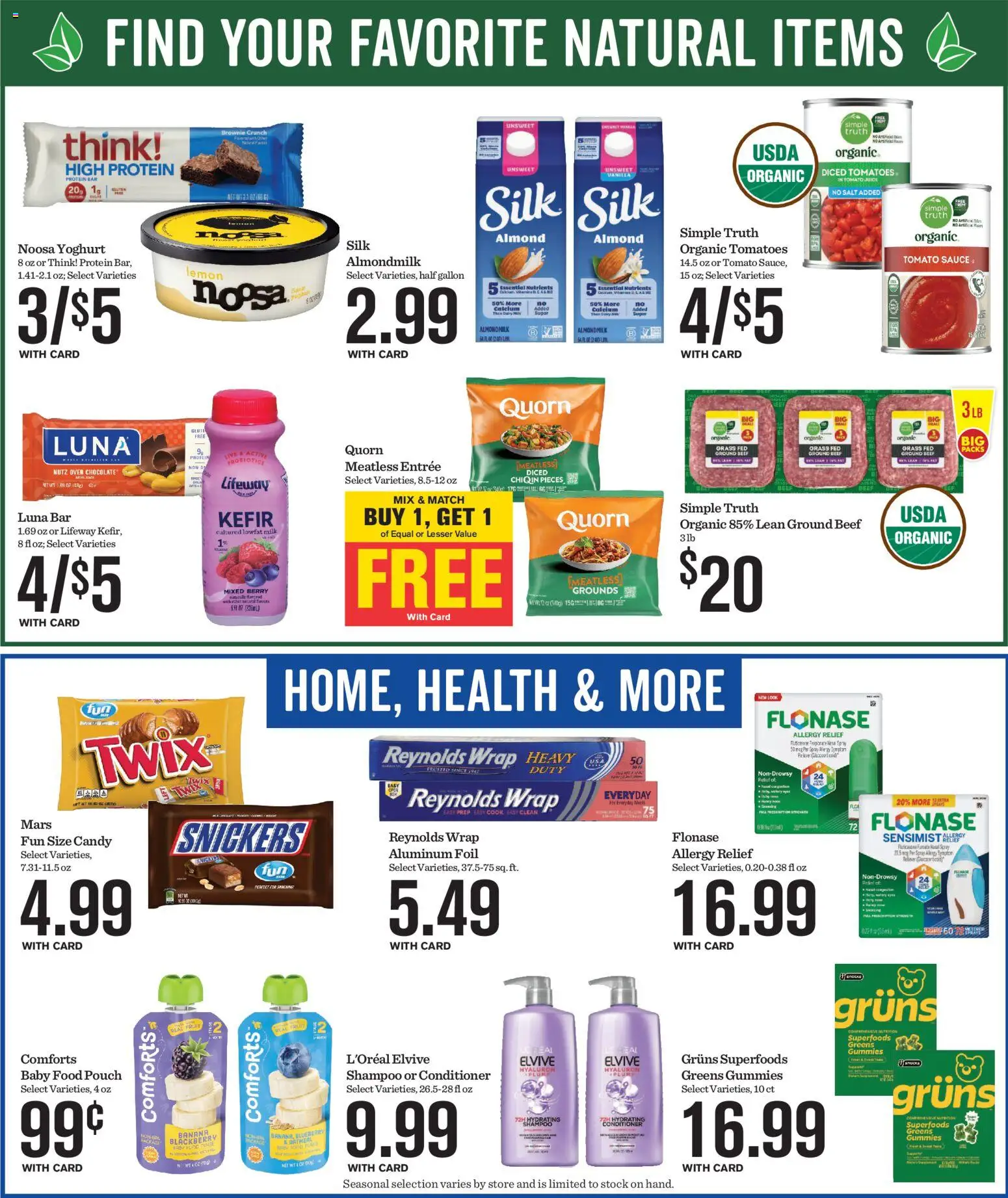 Mariano's Weekly Ad - valid from 22.04.2026 | Page: 10 | Products: Conditioner, Chocolate, Juice, Beef