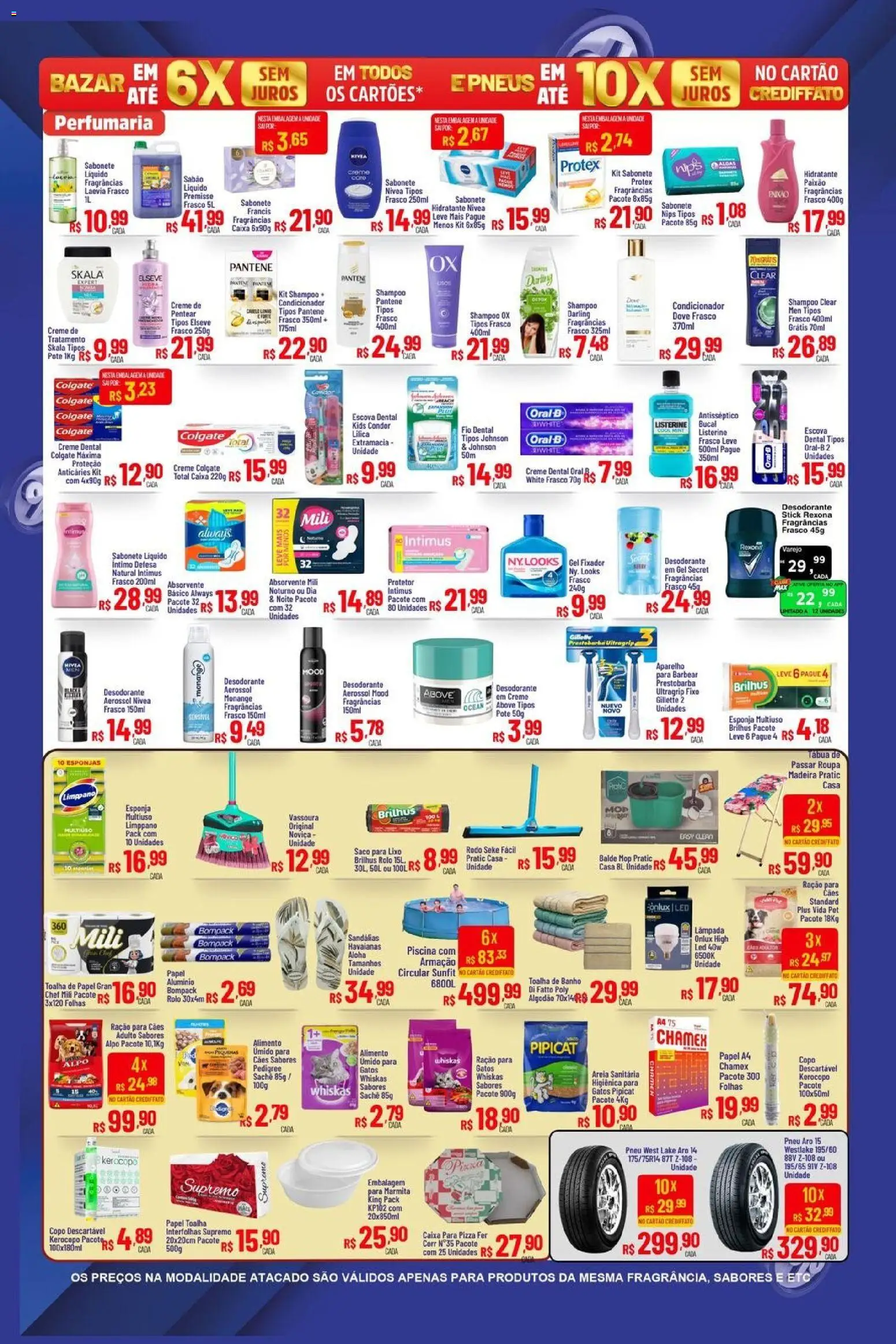 Max Atacadista Folheto - válido de 12.01.2026 | Página: 7 | Produtos: Shampoo, Rexona, Sandálias, Rodo