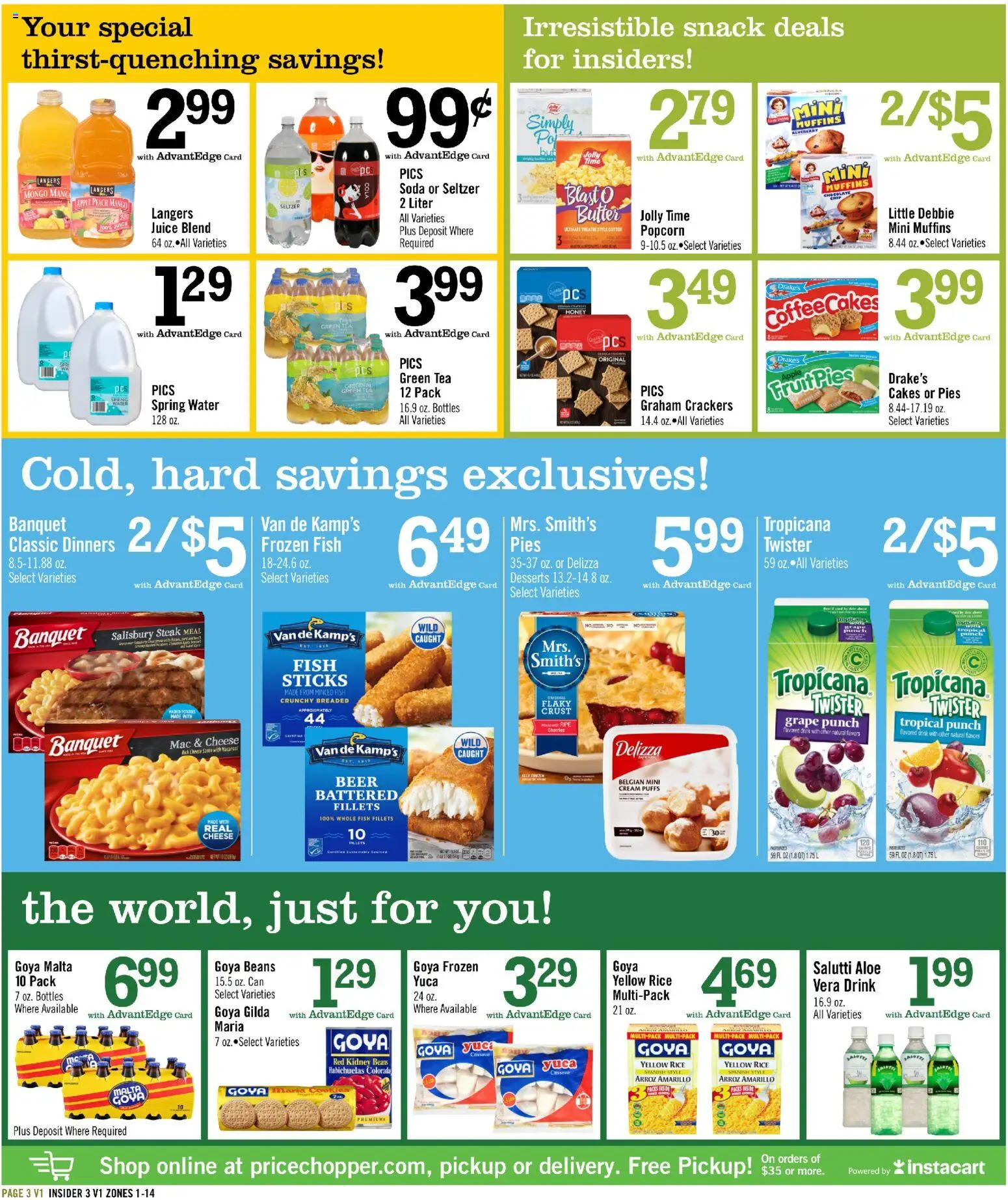 Price Chopper Flyer - valid from 29.11.2025 | Page: 3 | Products: Cherries, Juice, Beer, Rice