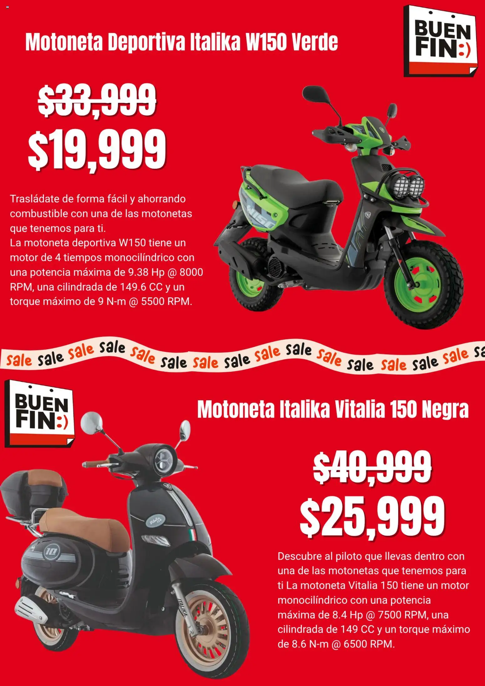 Nuevas ofertas de Italika válidas en toda la República Mexicana desde el 13.11.2025. ¡Encuentra las mejores ofertas en Italika Buen Fin! | Página: 5
