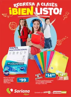 Vista previa de Soriana - Regresa a clases bien listo Súper Nacional, nuevo folleto de la tienda, válido en México a partir del 14.08.2025