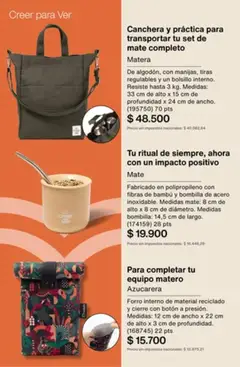 Vista previa Catálogo Natura Ciclo 1/2026 válido desde el 04.12.2025 | Página: 270 | Productos: Mate, Azucarera, Bombilla