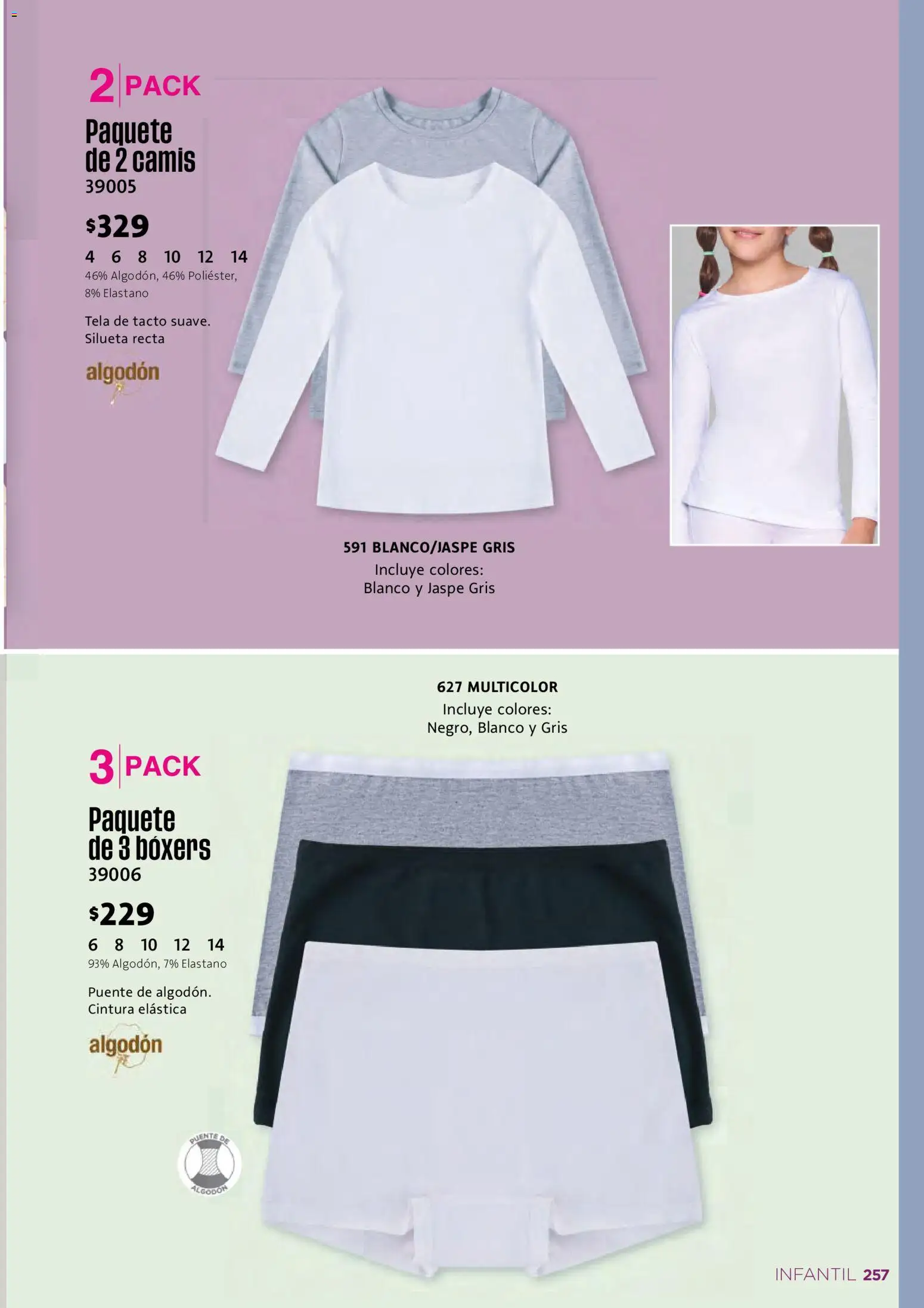 Nuevas ofertas de Ilusión válidas en toda la República Mexicana desde el 01.05.2026. ¡Encuentra las mejores ofertas en Ilusión catálogo Verano! | Página: 259 | Productos: Boxers, Algodón