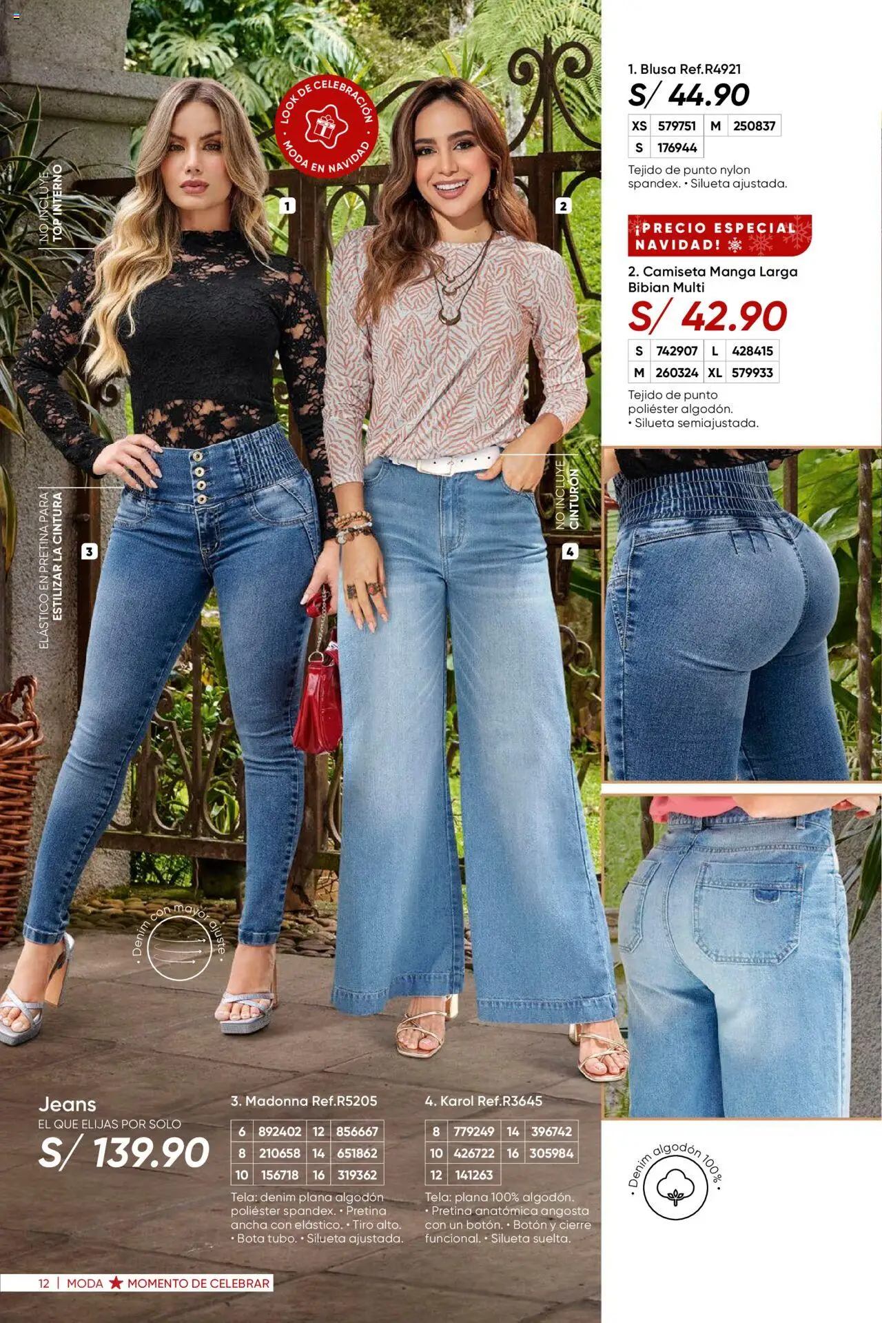 Catálogo Azzorti válido desde 15.10.2025 | Página: 14 | Productos: Blusa, Cinturón, Jeans