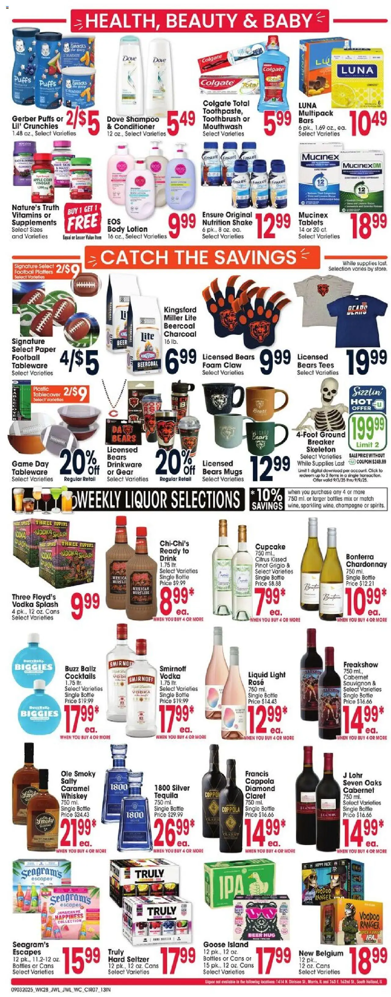 Jewel Osco Weekly Ad - IN - valid from 03.09.2025 | Page: 7 | Products: Conditioner, Beer, Mouthwash, Game