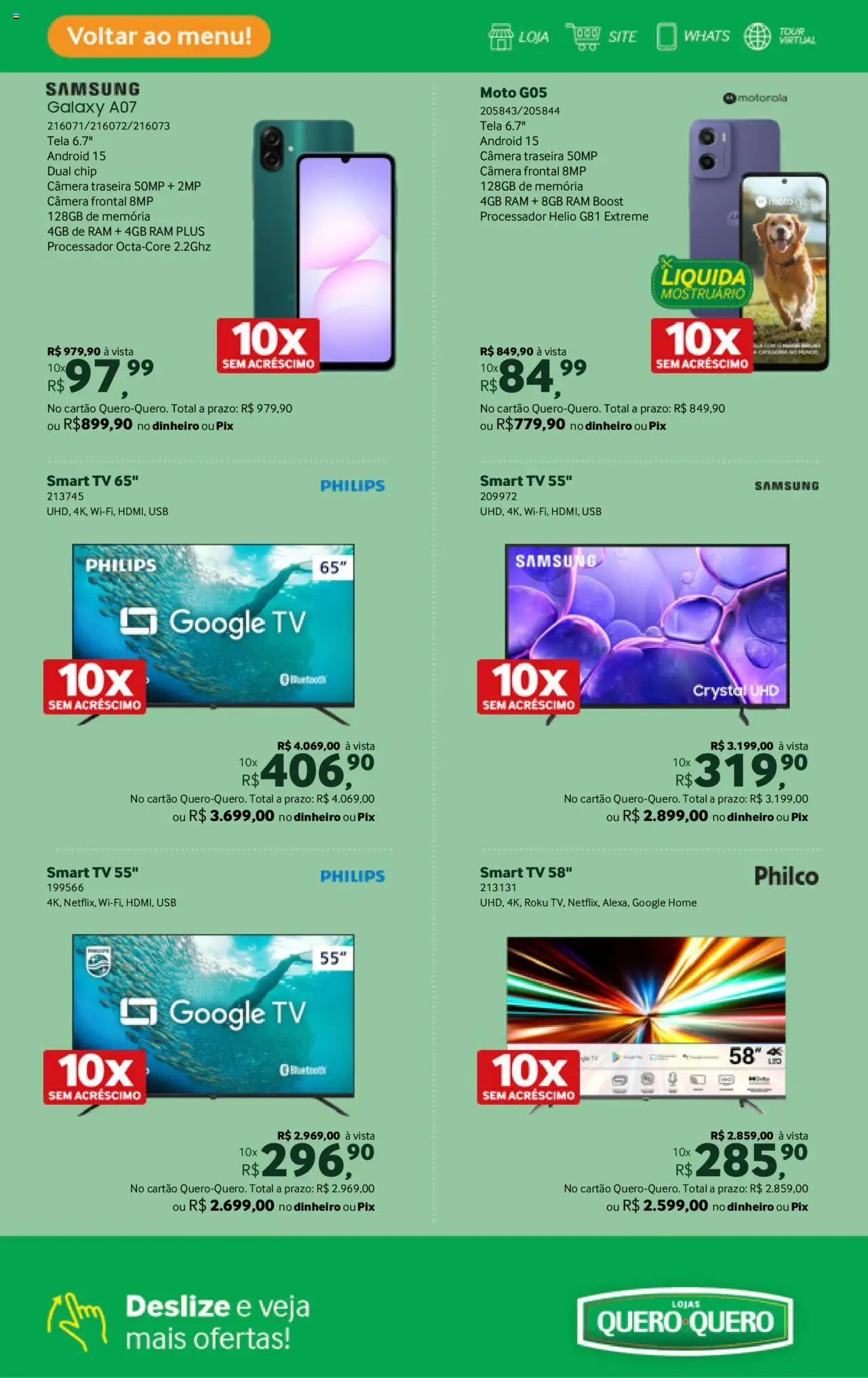 Lojas Quero-Quero Folheto - válido de 16.09.2025 | Página: 46 | Produtos: Processador, Tv, Câmera, USB