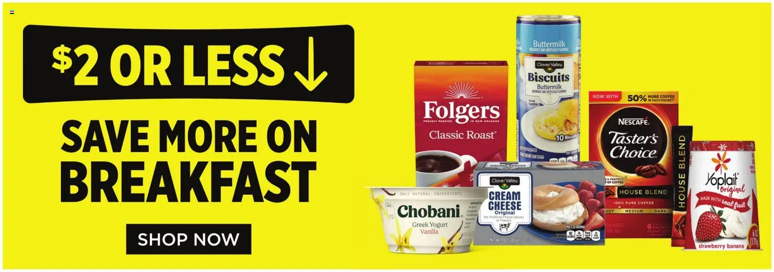 Dollar General Weekly Ad - valid from 04.01.2026 | Page: 6 | Products: Cheese, Yogurt, Coffee, Cream