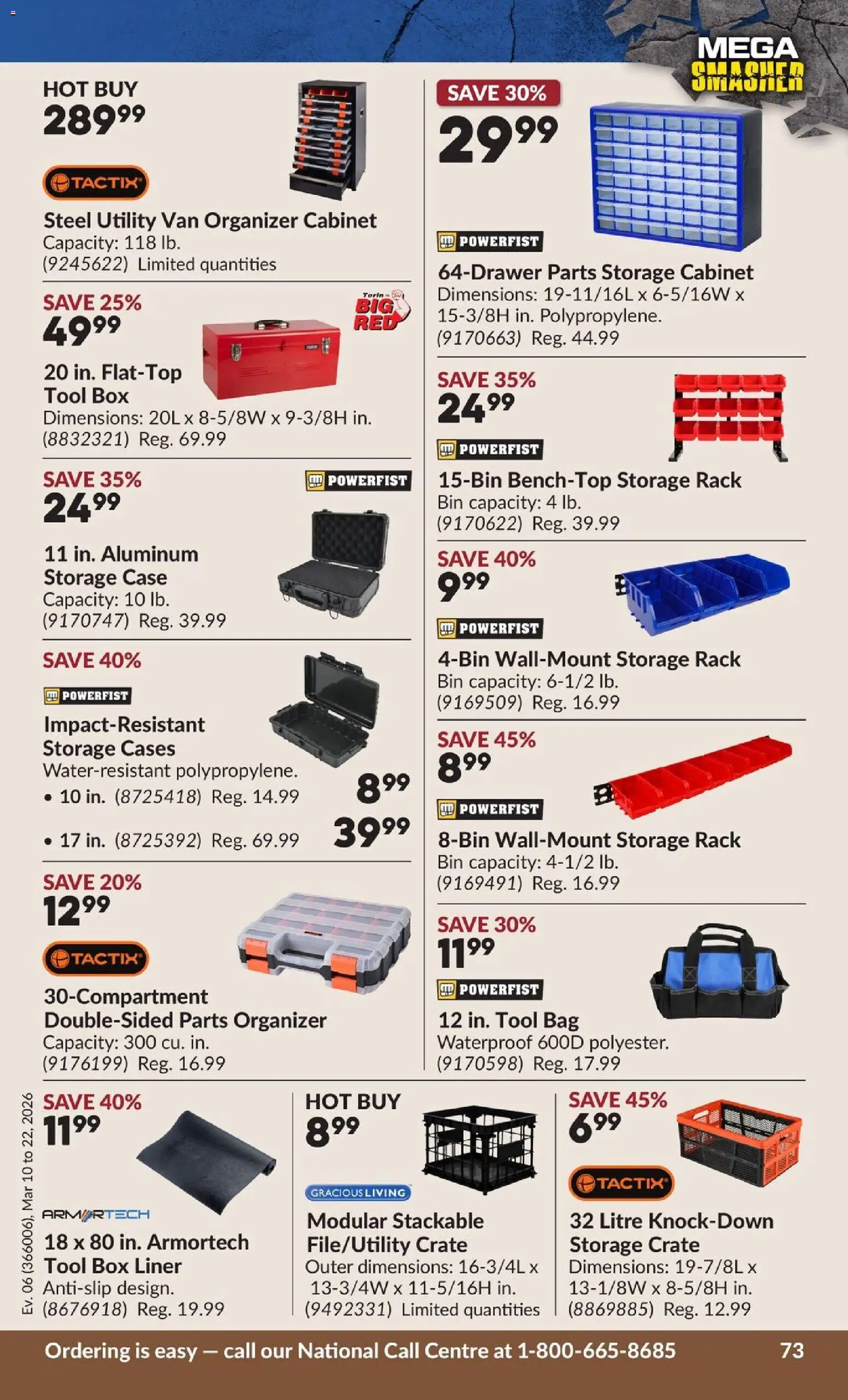 Princess Auto flyer valid from 10.03.2026 | Page: 78 | Products: Case, Bag, Cabinet, Box