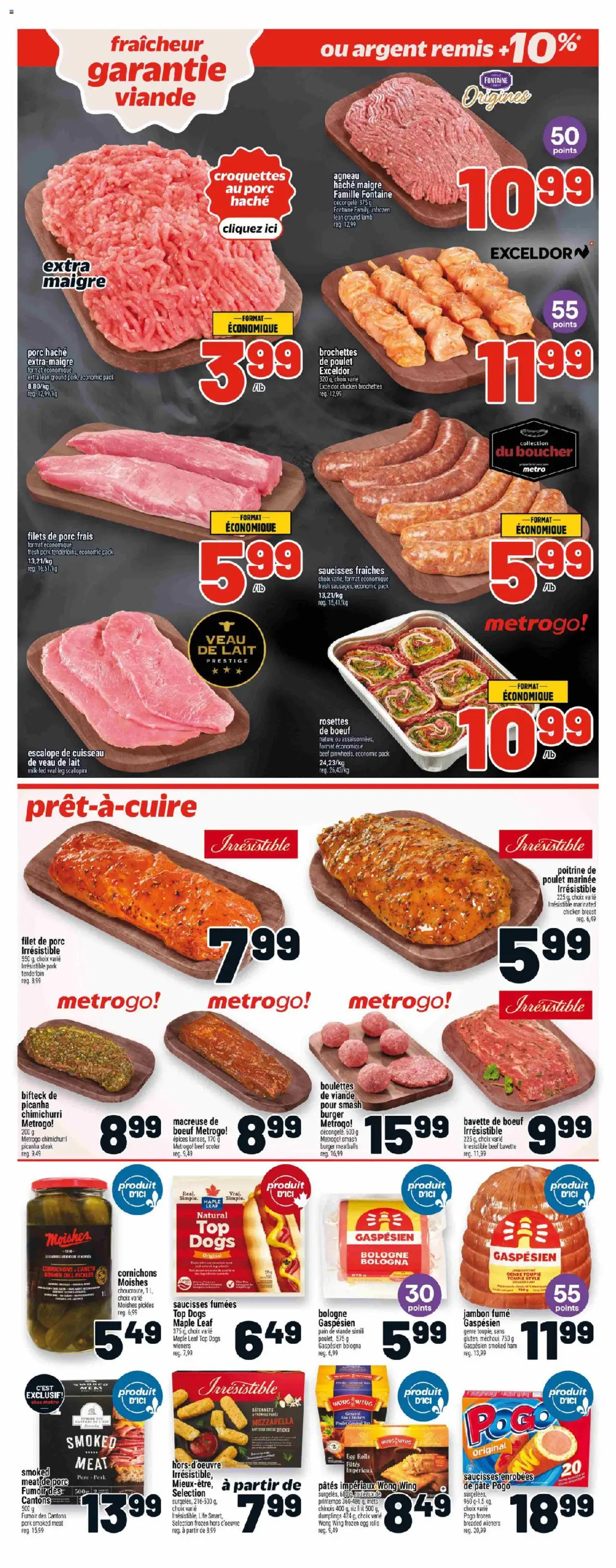 Metro flyer valid from 25.09.2025 | Page: 9 | Products: Beef, Ham, Chicken, Pork