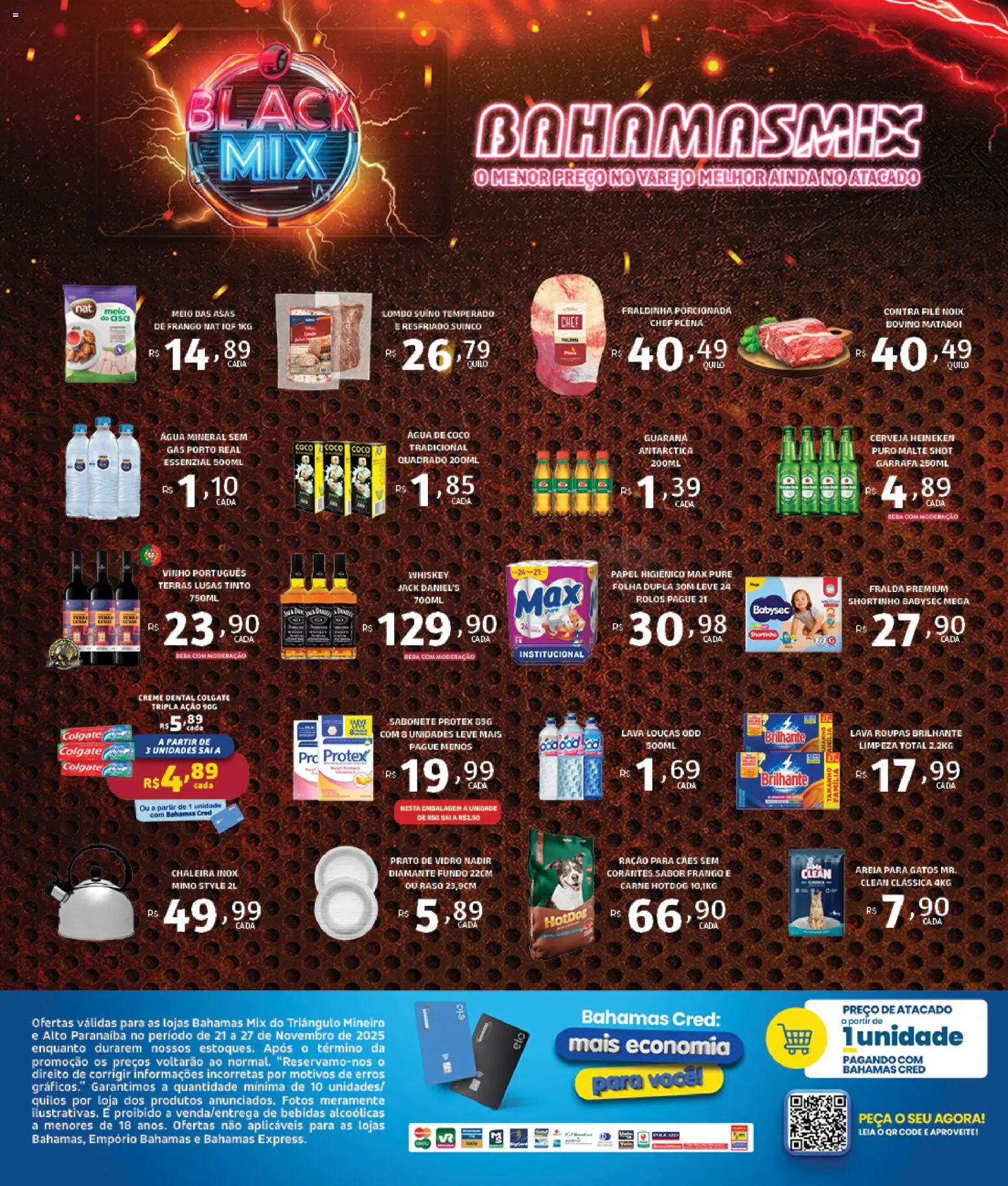 Bahamas Mix Folheto - válido de 21.11.2025 | Página: 2 | Produtos: Guaraná, Lombo, Água mineral, Frango