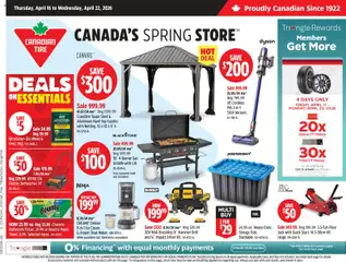 Preview of Canadian Tire weekly flyer from shop Canadian Tire valid from 16.04.2026
