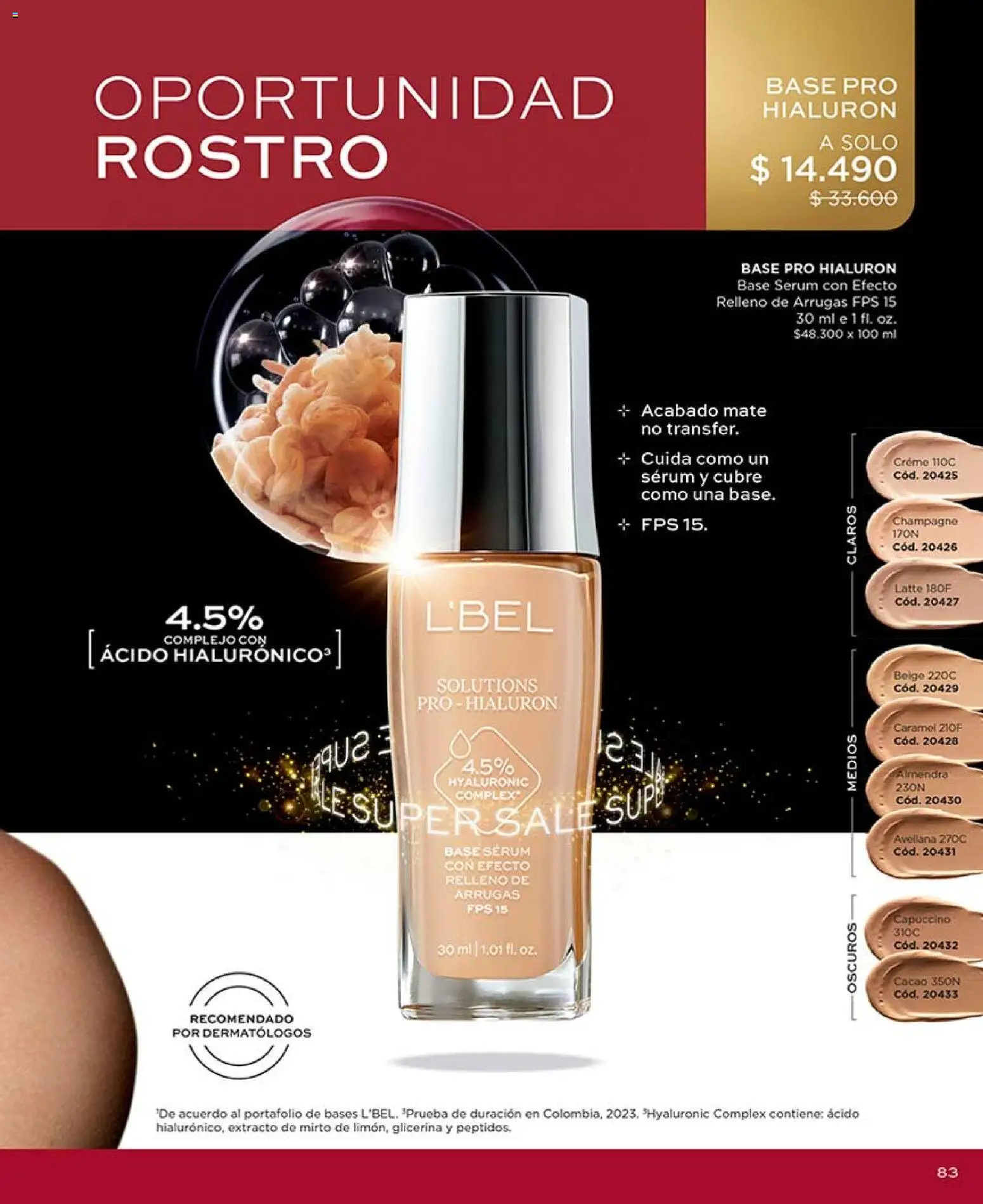 L'Bel Campaña 8 │ válido desde el 30.04.2026 | Página: 85 | Productos: Almendra, Cacao, Mate, Serum