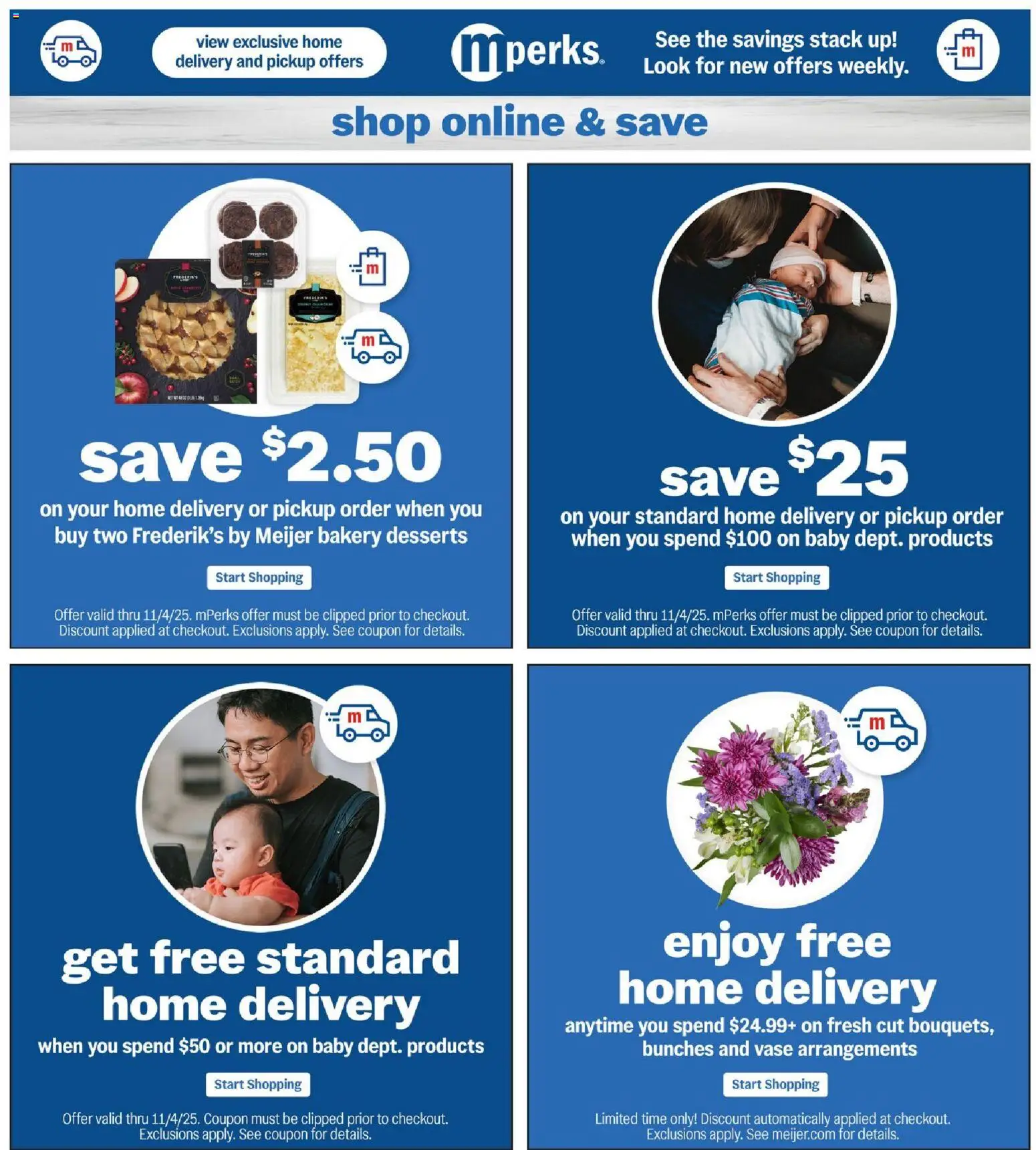 Meijer Weekly Ad - valid from 29.10.2025 | Page: 40 | Products: Bakery, Vase