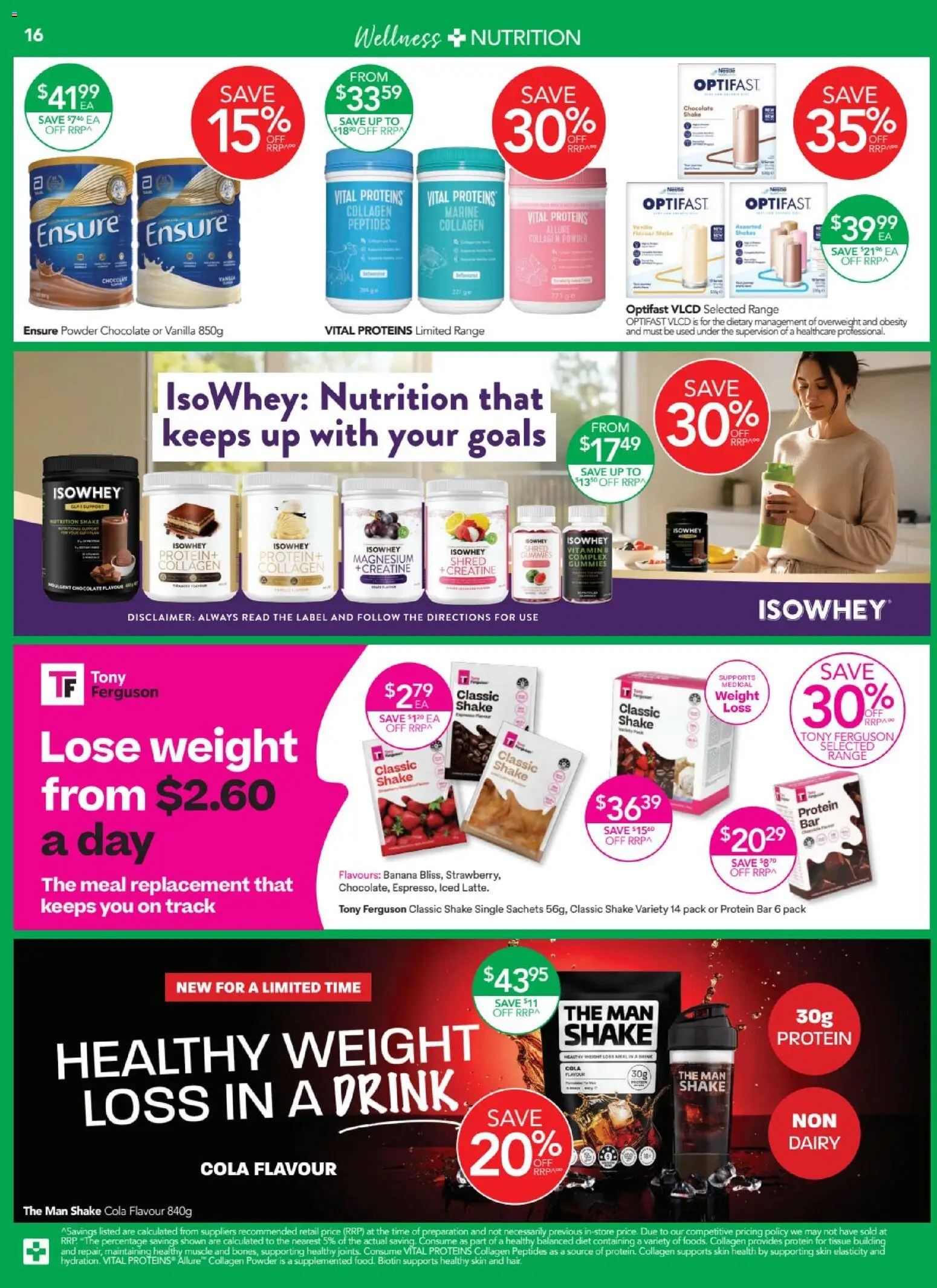 Terry White catalogue - valid from 16.04.2026 | Page: 16 | Products: Powder, Dairy, Gum, Weight