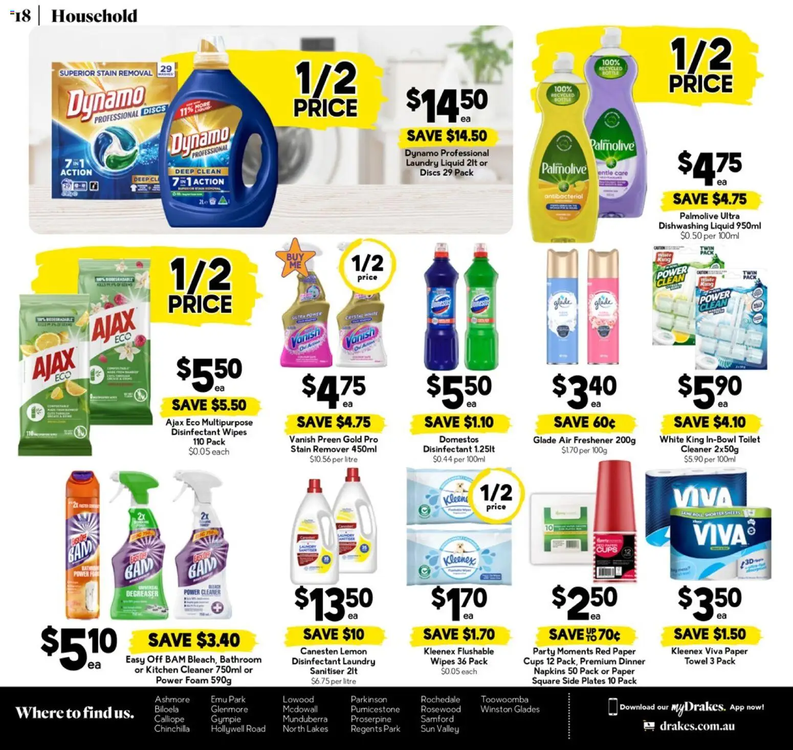 Drakes catalogue - valid from 14.01.2026 | Page: 19 | Products: Cleaner, Stain remover, Air freshener, Bathroom