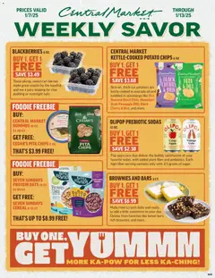 Preview of Central Market weekly ads valid from 07.01.2026