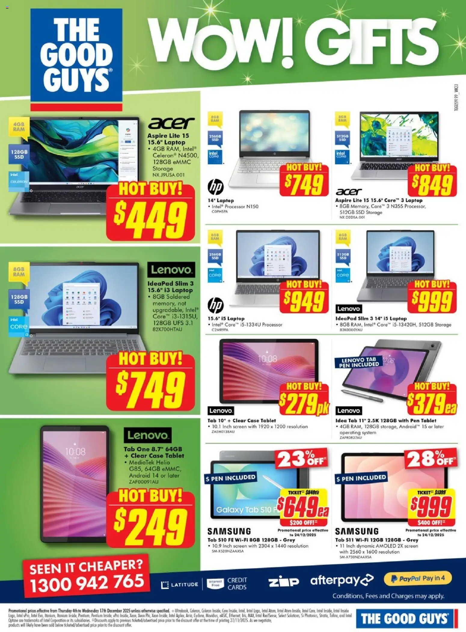 The Good Guys catalogue - valid from 03.12.2025 | Page: 26 | Products: Tablet, Laptop, Case, Screen
