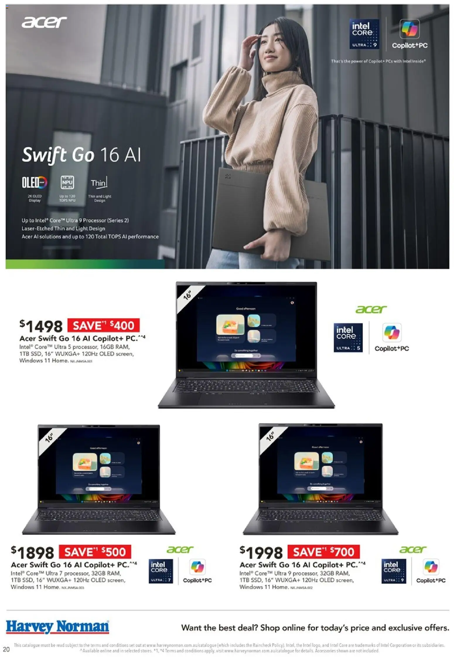Harvey Norman catalogue - valid from 02.04.2026 | Page: 20 | Products: Light, Accessories, Pc