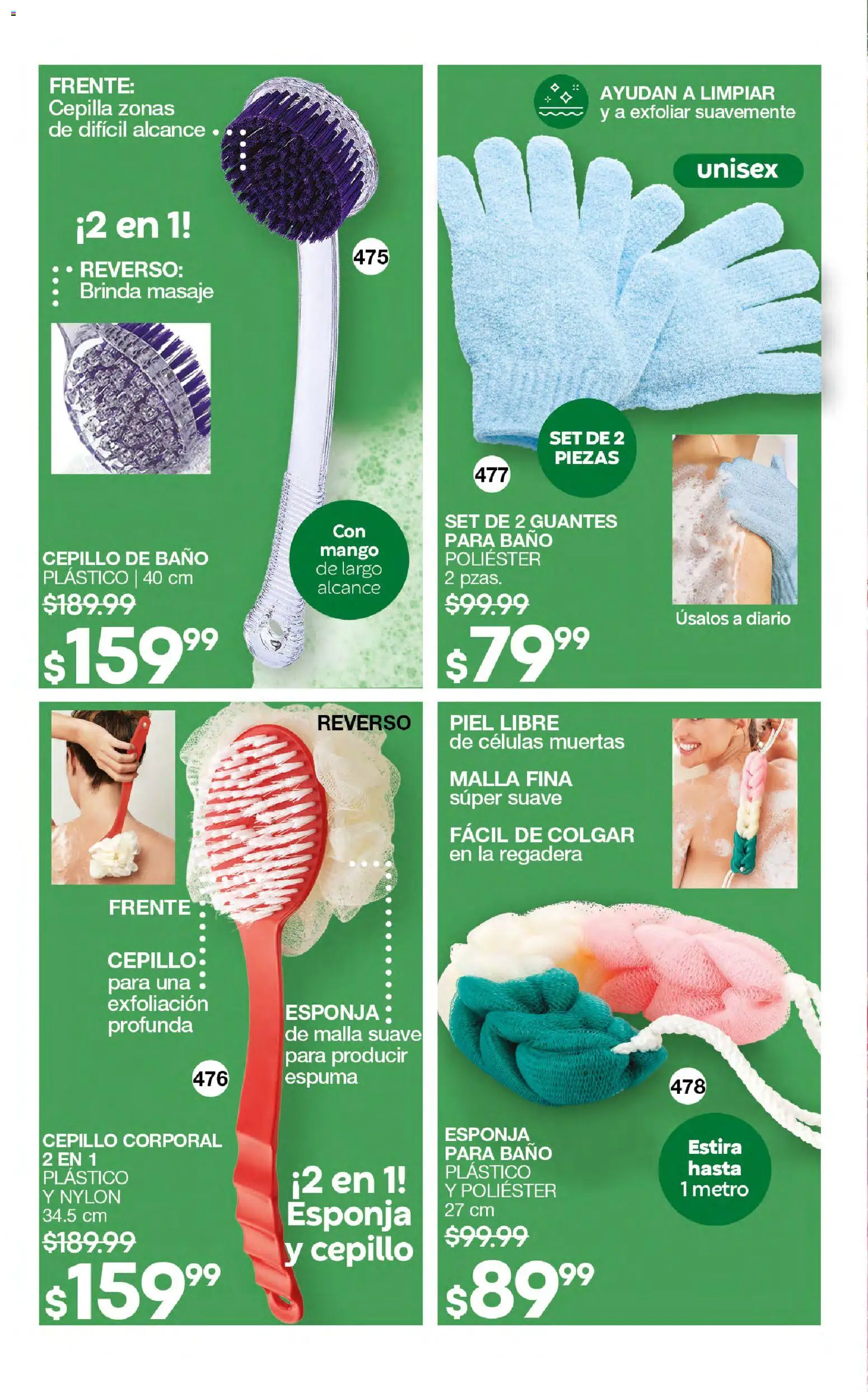 Nuevas ofertas de Fuller válidas en toda la República Mexicana desde el 18.02.2026. ¡Encuentra las mejores ofertas en Fuller campaña 23 2026! | Página: 138 | Productos: Guantes, Cepillo, Espuma, Malla